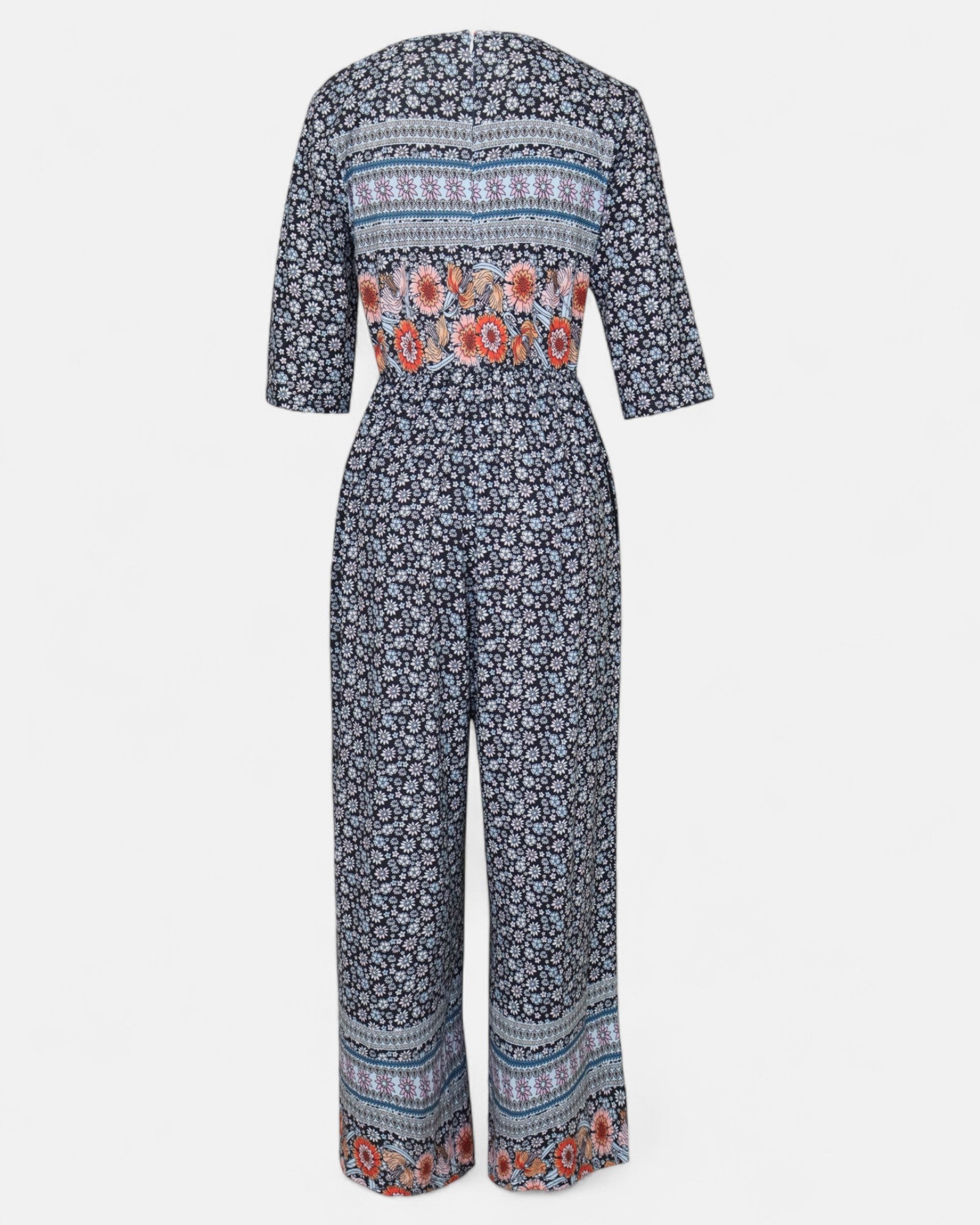 Alondra – Bohemian Floral Jumpsuit - Jumpsuit - Boho Style