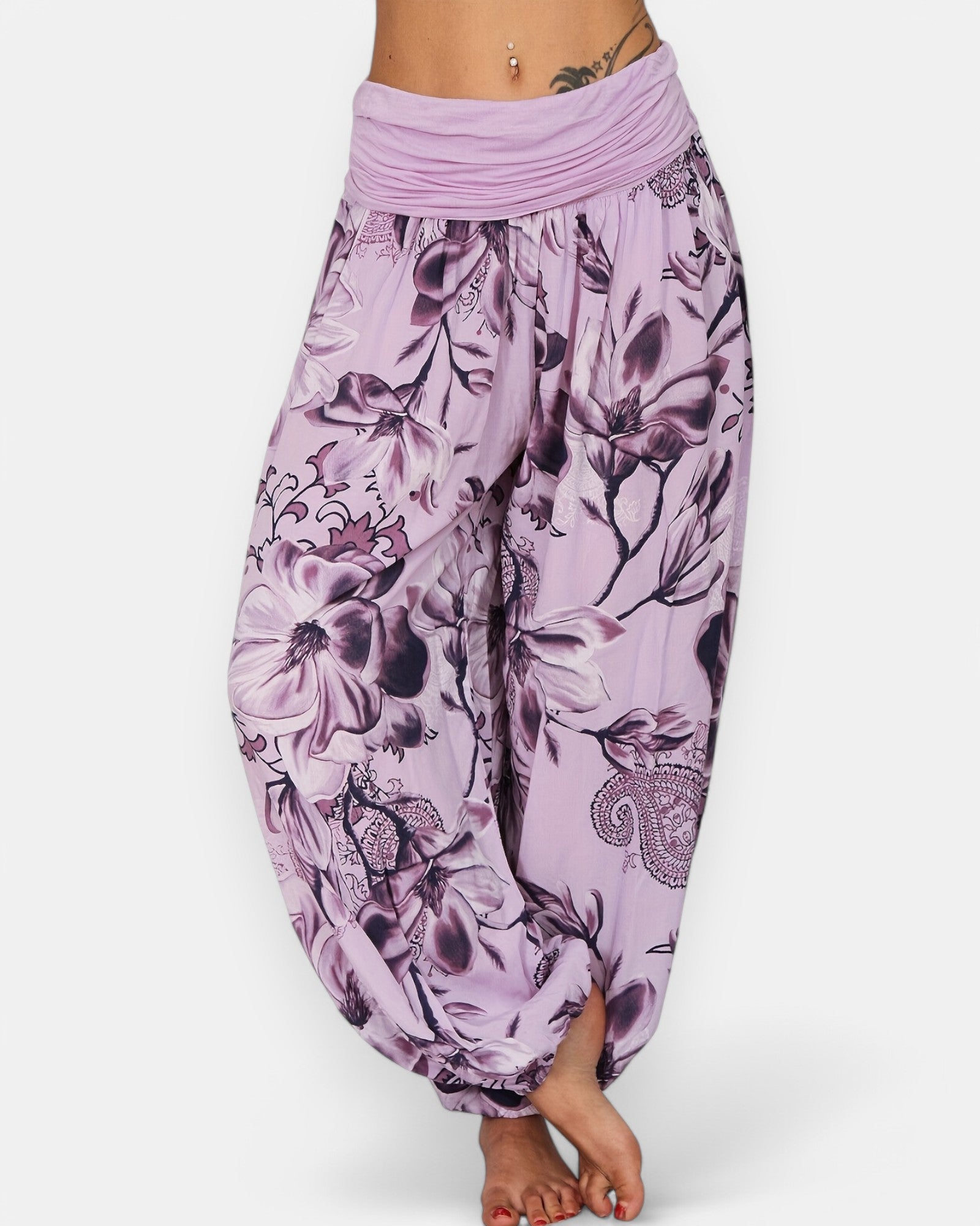 Amelia – Boho Floral Harem Trouser - Trouser - Boho Style