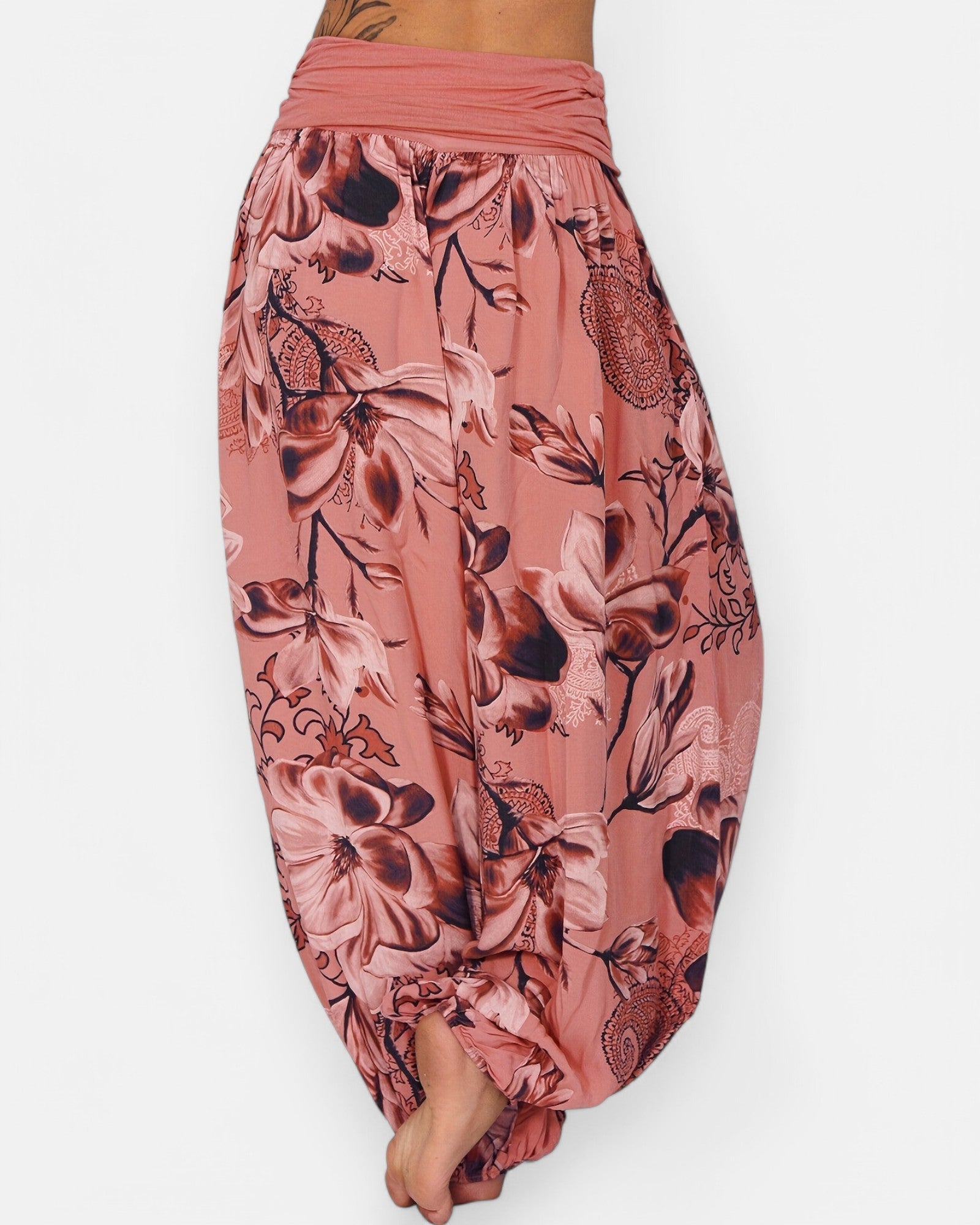 Amelia – Boho Floral Harem Trouser - Trouser - Boho Style