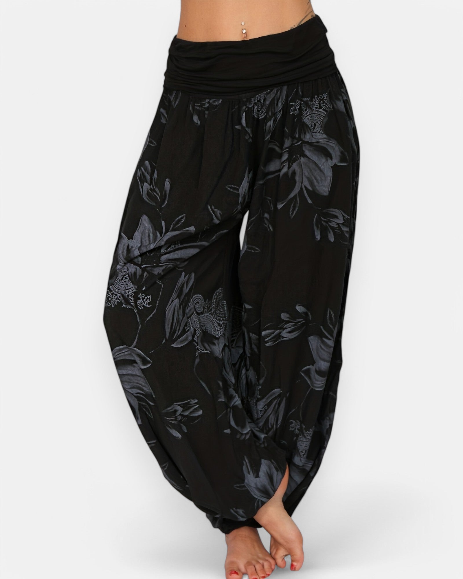 Amelia – Boho Floral Harem Trouser - Trouser - Boho Style