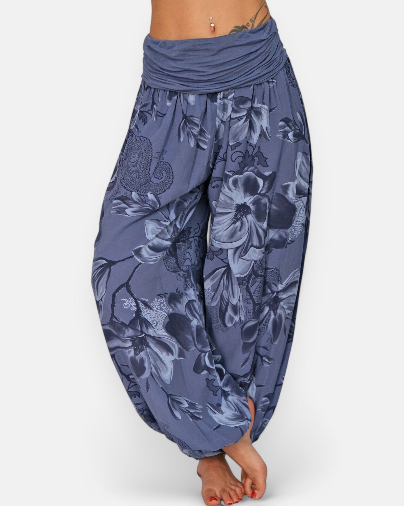 Amelia – Boho Floral Harem Trouser - Trouser - Boho Style