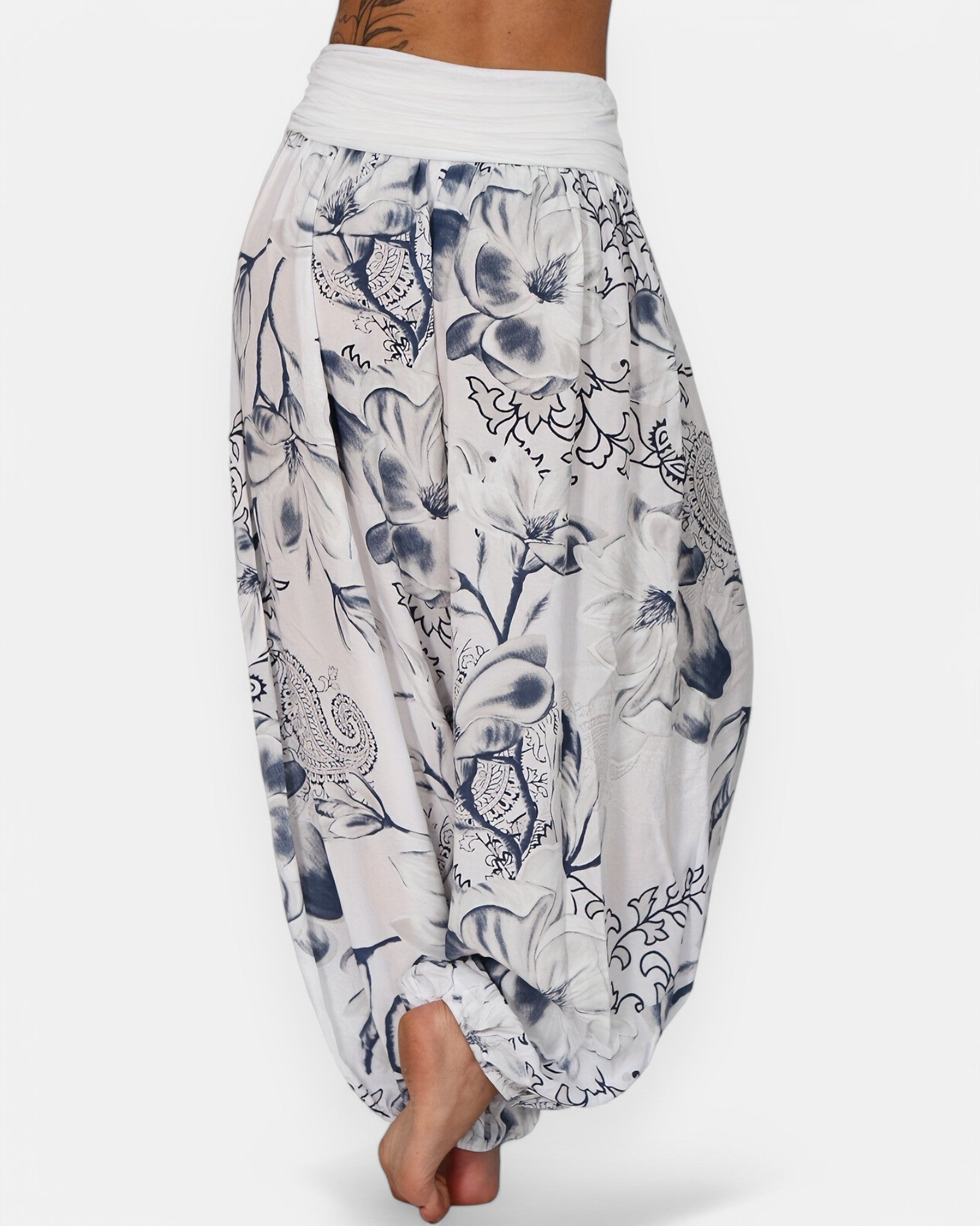 Amelia – Boho Floral Harem Trouser - Trouser - Boho Style