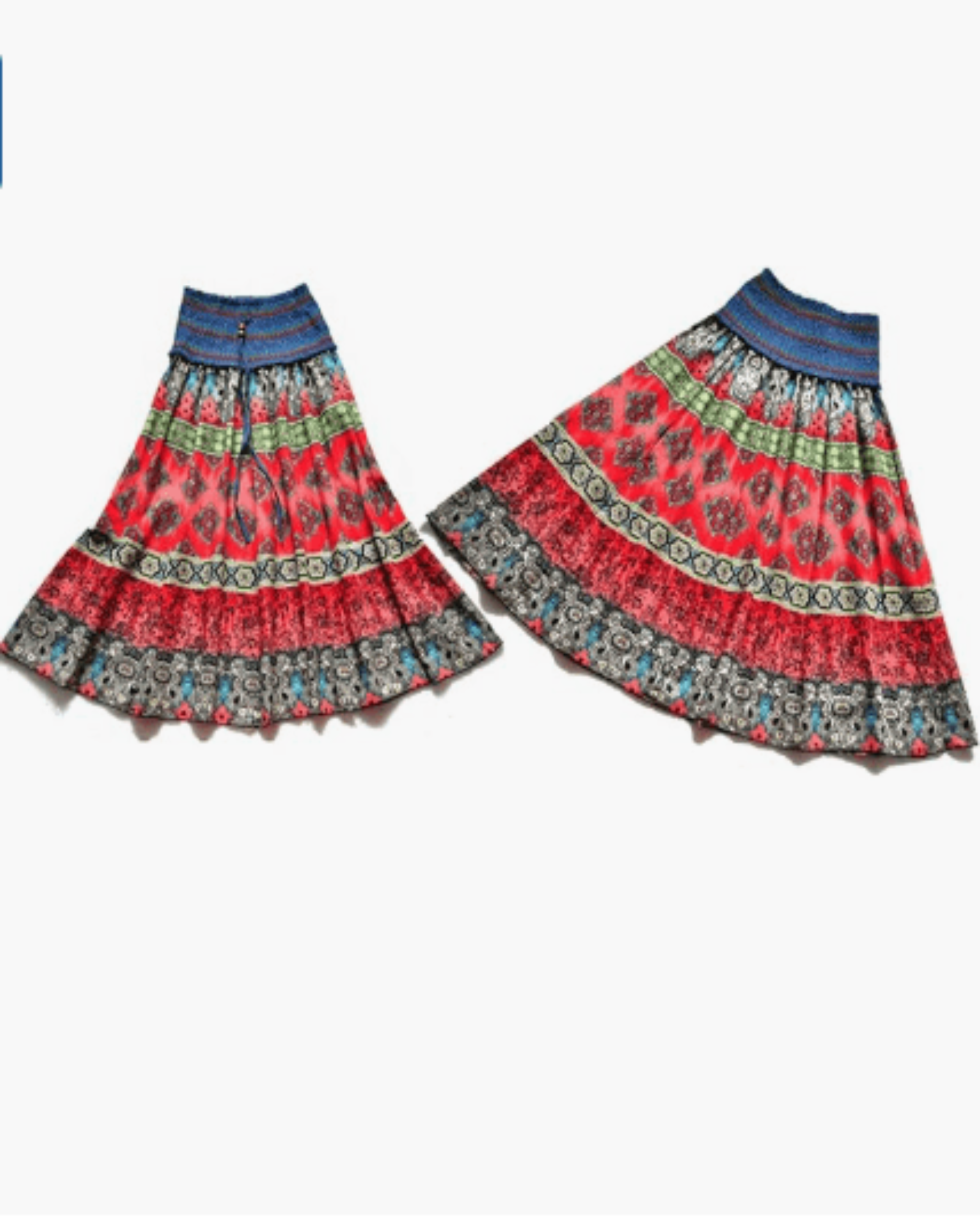 Amelia – Boho High Waist Maxi Skirt with Ruffled Hem - Skirt - Boho Style