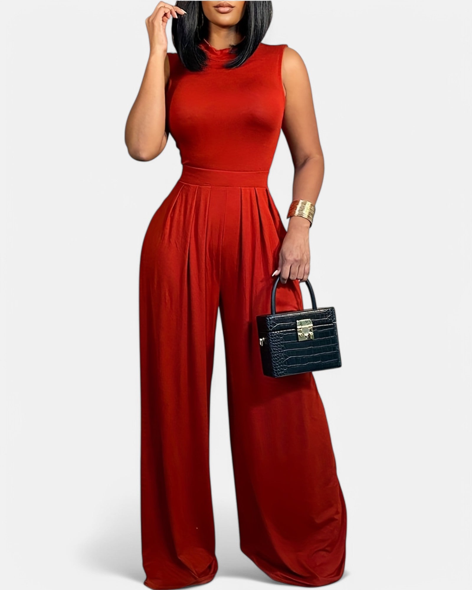 Amelia – Effortless Floral Wide - Leg Jumpsuit - Jumpsuit - Boho Style
