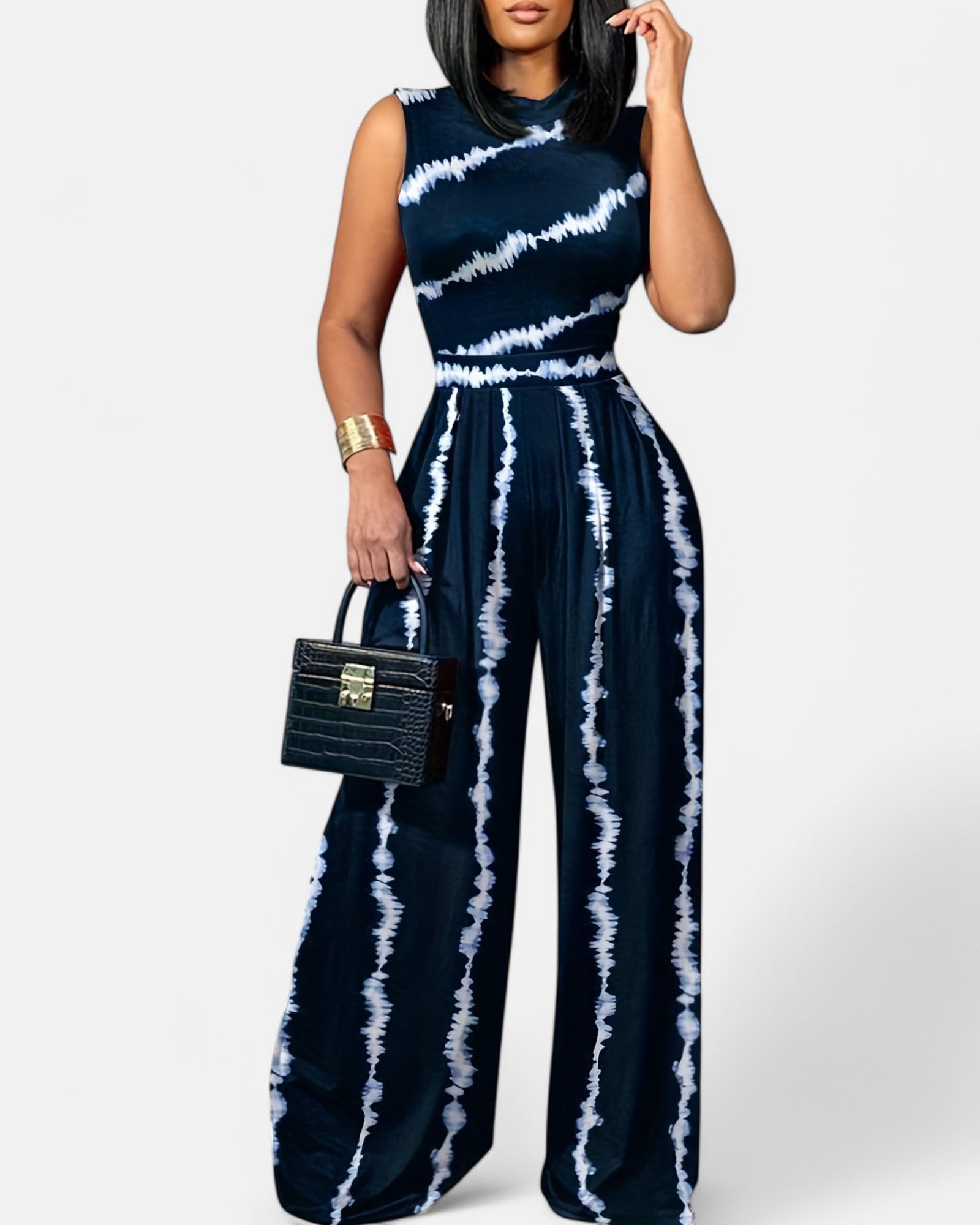Amelia – Effortless Floral Wide - Leg Jumpsuit - Jumpsuit - Boho Style