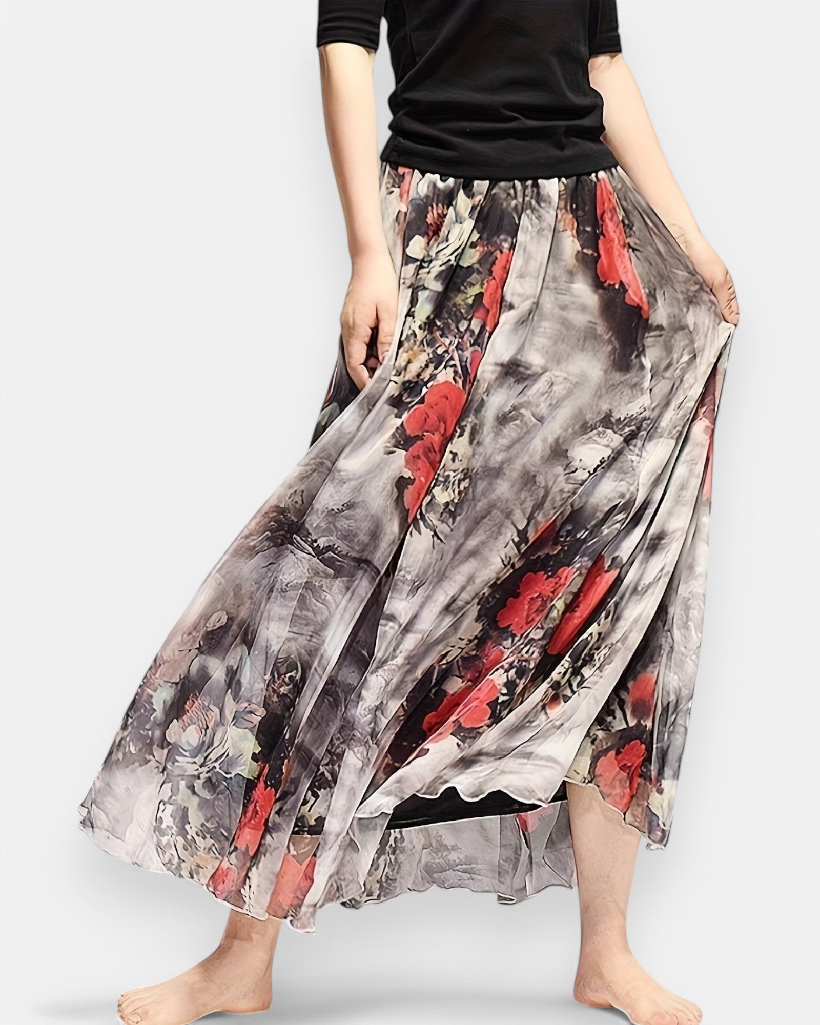 Amelia – Print Boho High - Waist Maxi Skirt - Skirt - Boho Style
