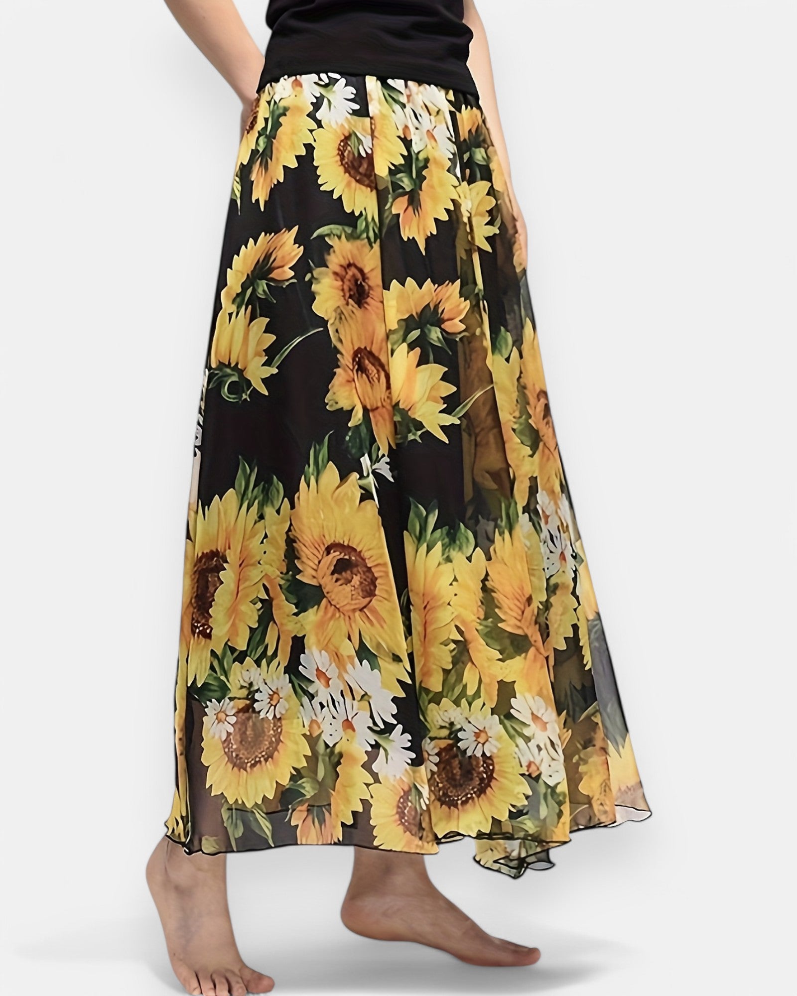 Amelia – Print Boho High - Waist Maxi Skirt - Skirt - Boho Style