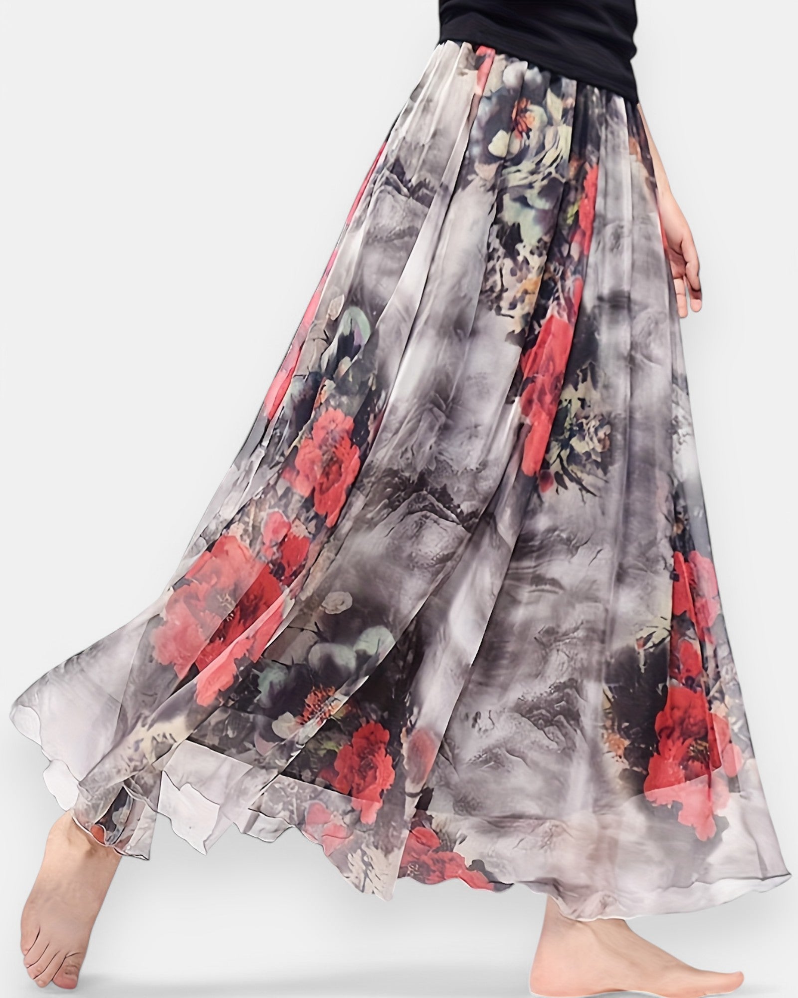 Amelia – Print Boho High - Waist Maxi Skirt - Skirt - Boho Style