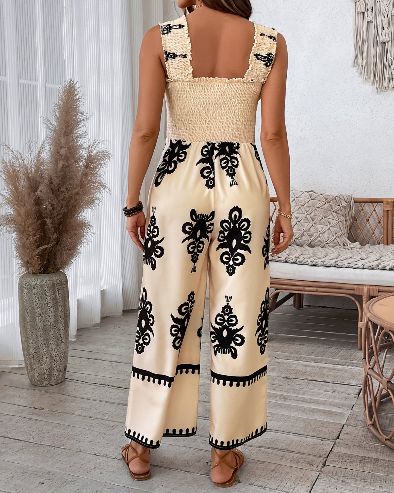 Ameline – Chic Boho Sleeveless Tribal Jumpsuit - Jumpsuit - Boho Style