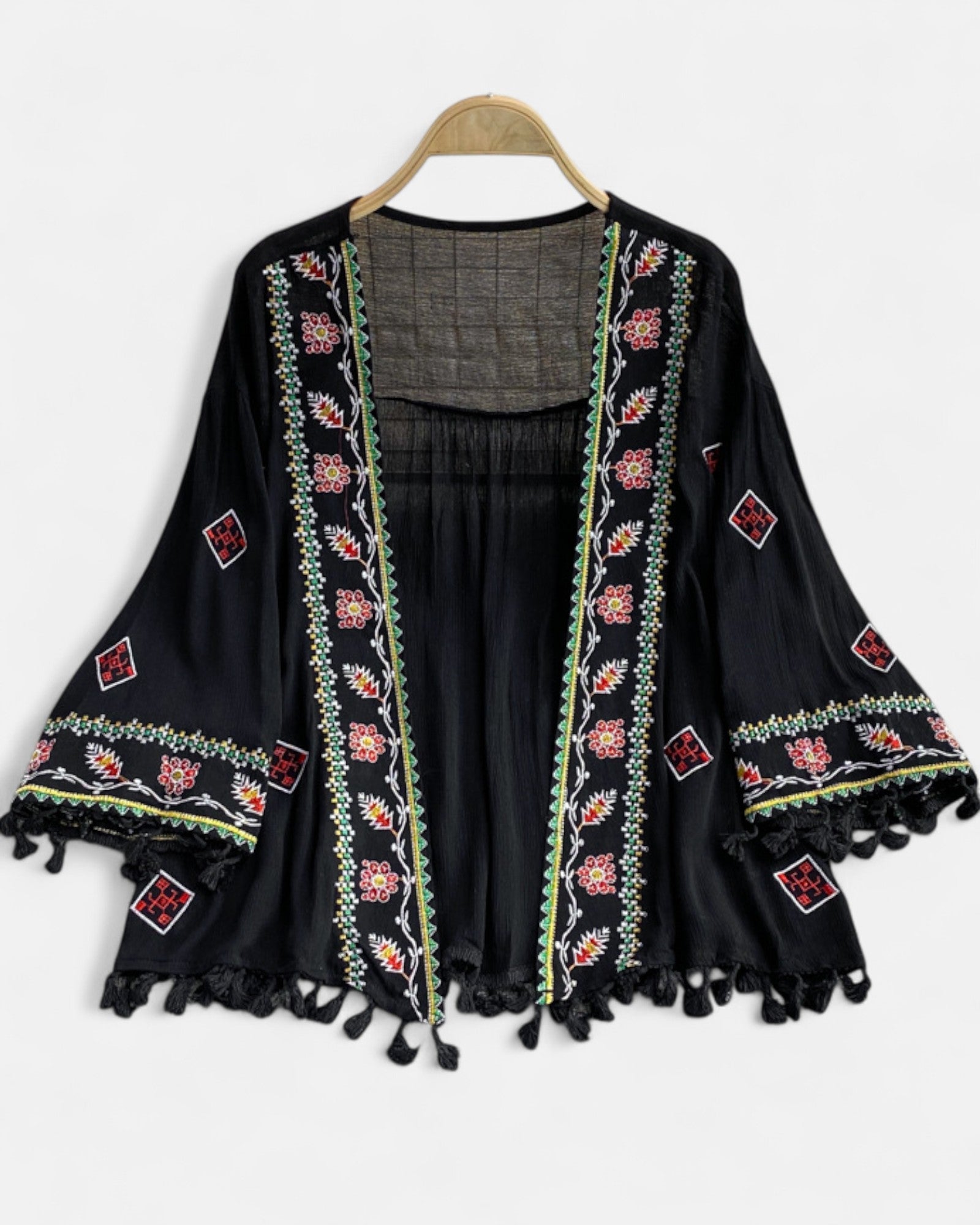 Azalea – Boho Chic Embroidered Cardigan - Cardigan - Boho Style
