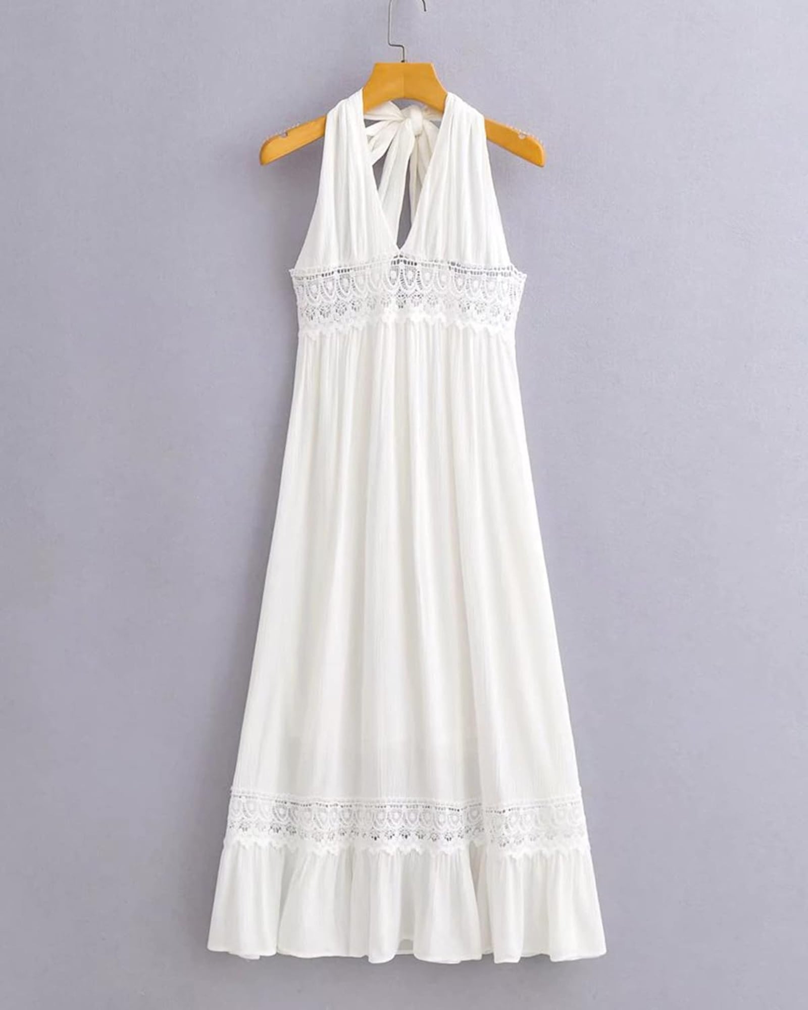 Blythe – Boho Lace Maxi Beach Dress - Dress - Boho Style