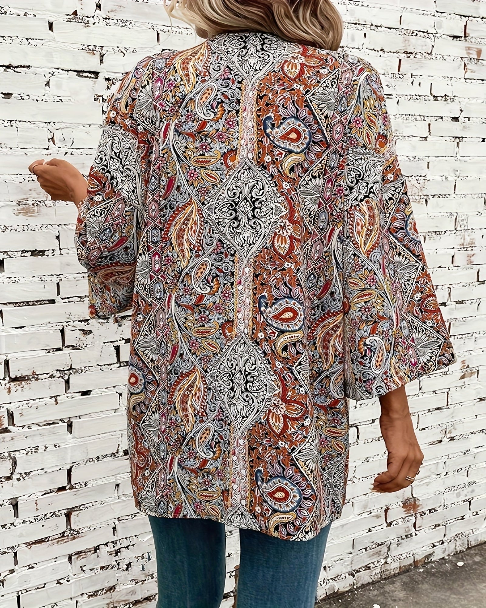 Olivia – Relaxed Floral Boho Cardigan