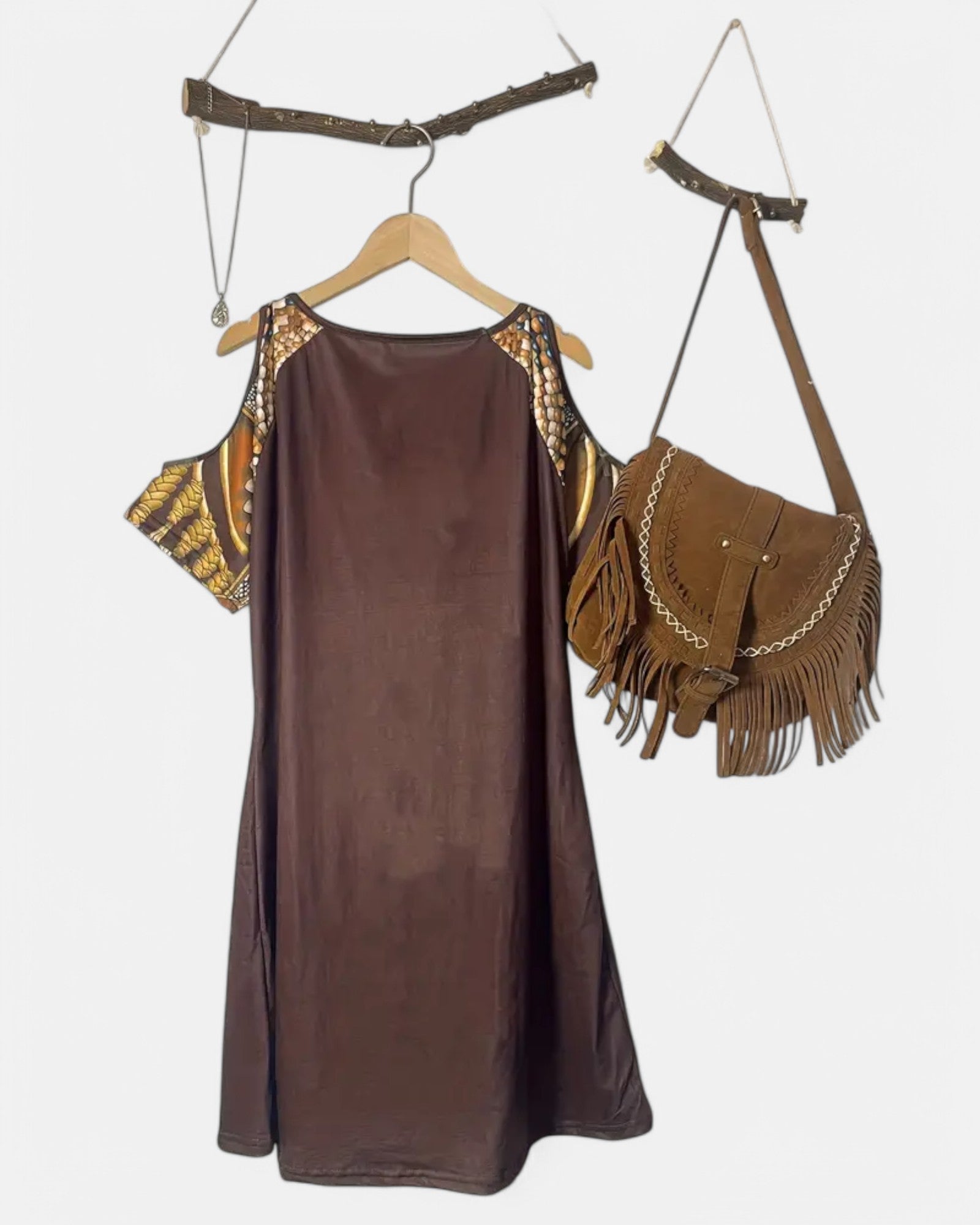 Charlotte – Effortless Cold Shoulder Boho Dress - Dress - Boho Style