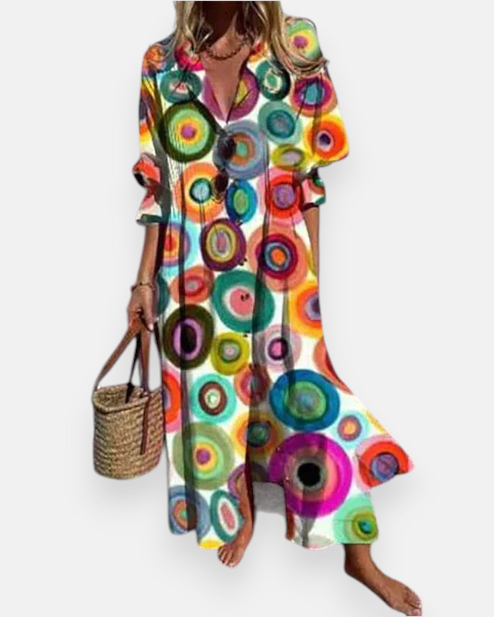 Charlotte – Flowing Bohemian Maxi Dress - Dress - Boho Style