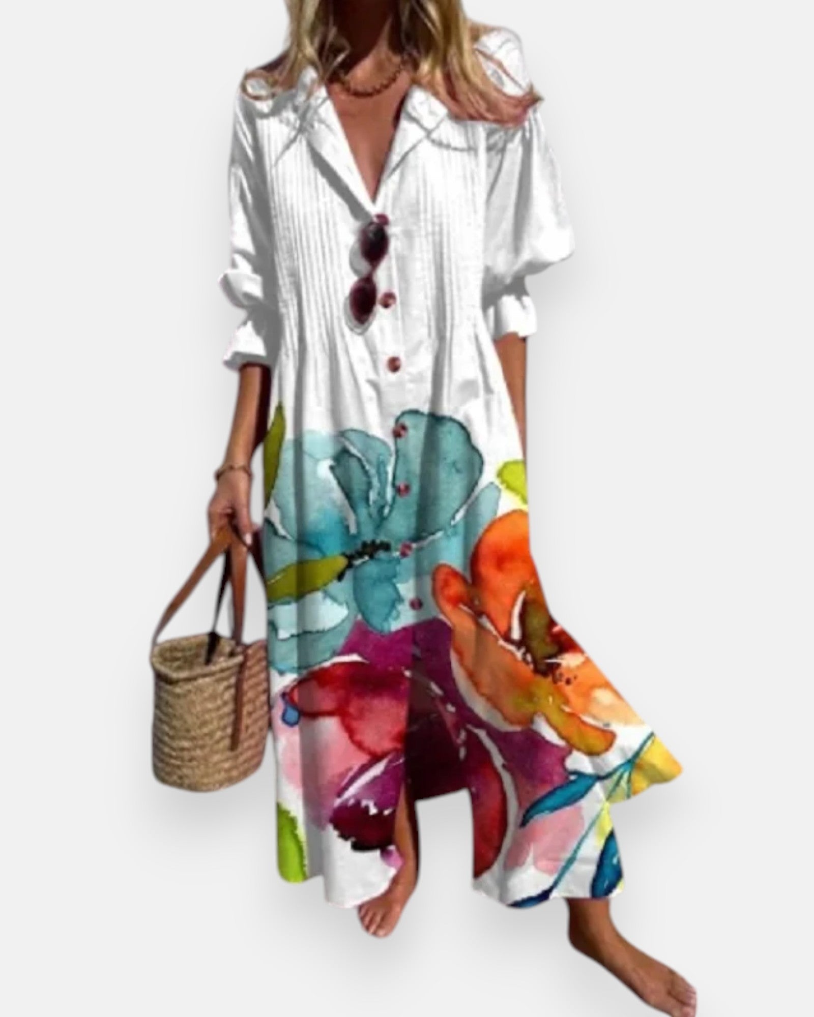 Charlotte – Flowing Bohemian Maxi Dress - Dress - Boho Style