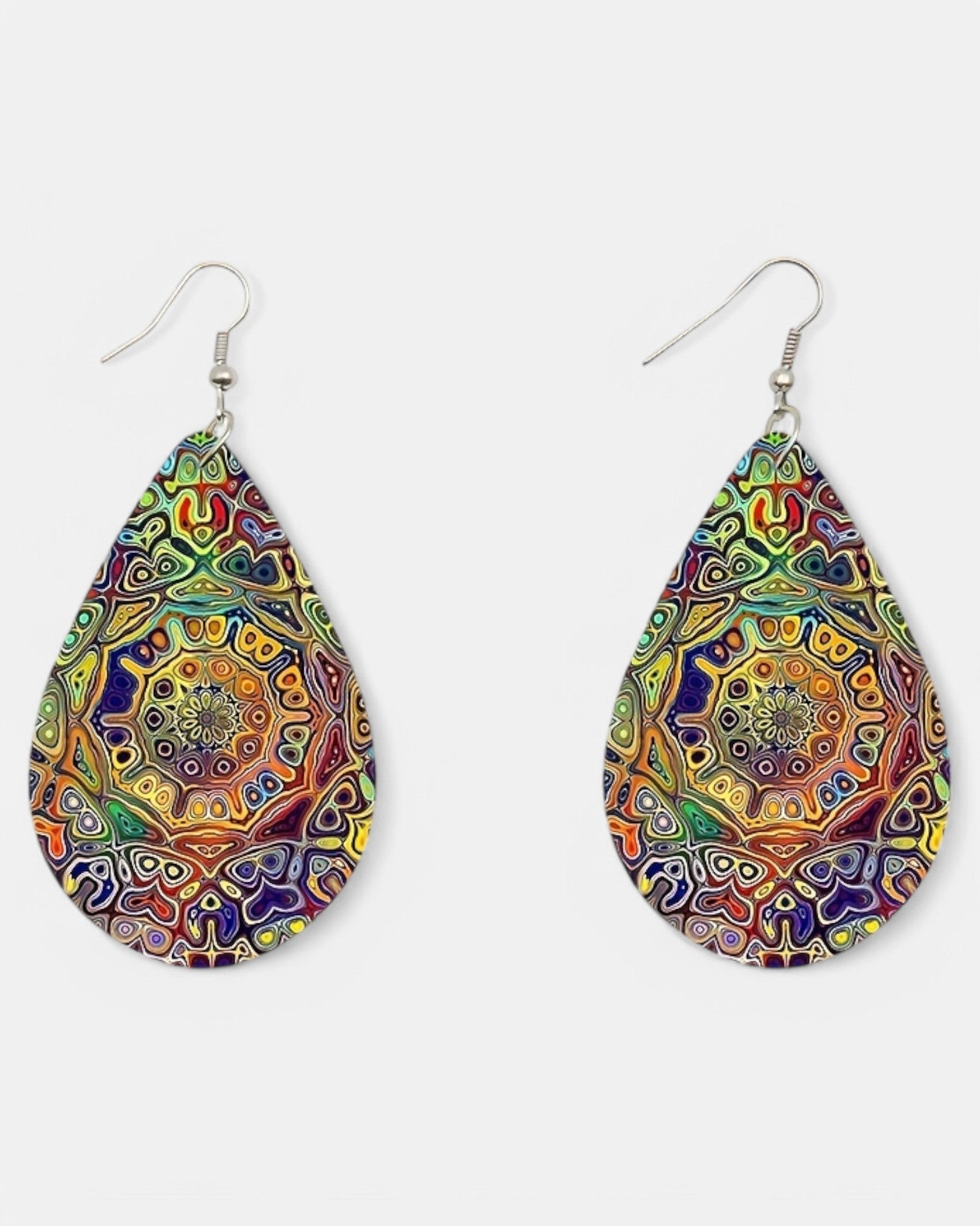 Chloe – Bohemian Ethnic Style Wooden Earrings - Earrings - Boho Style