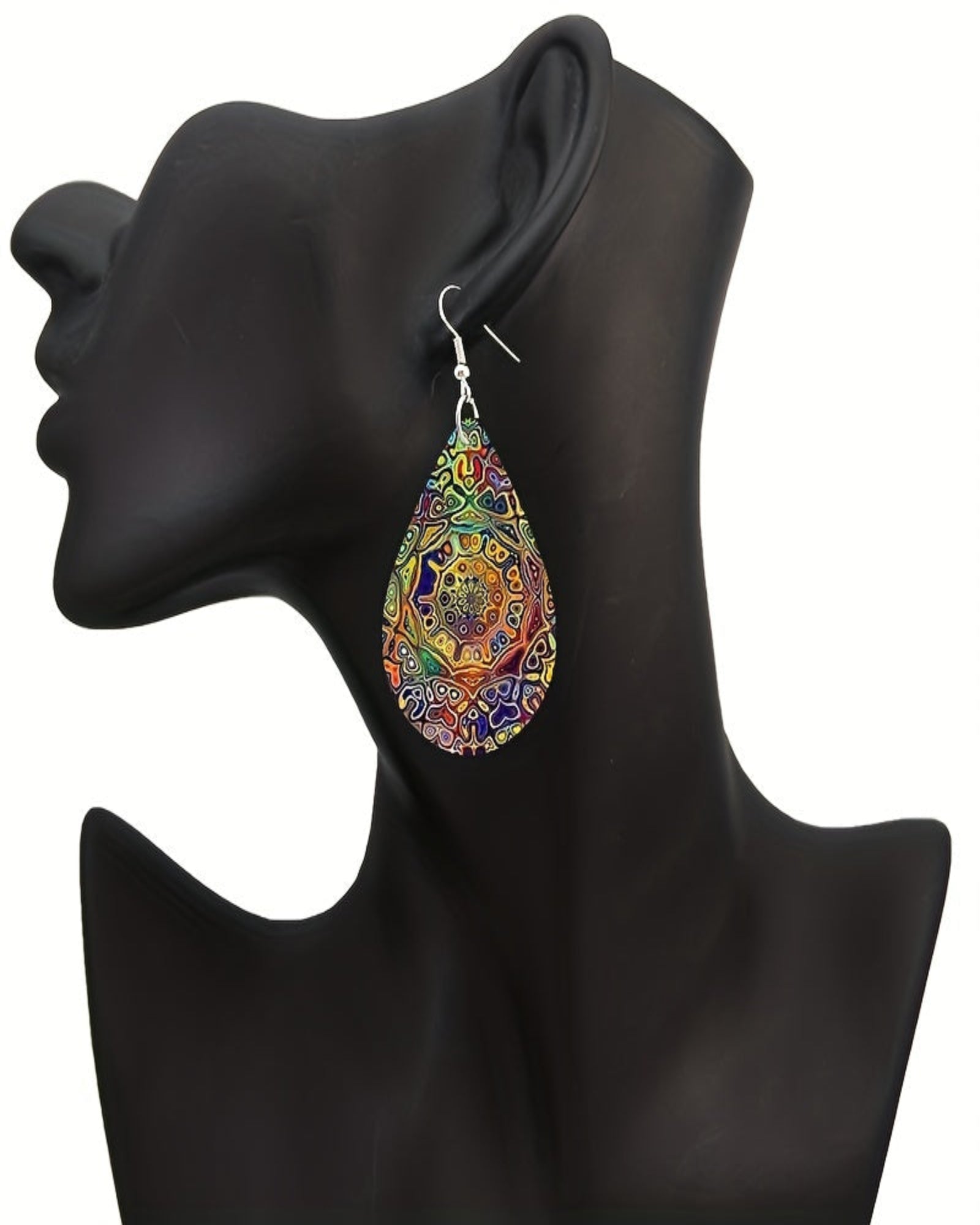 Chloe – Bohemian Ethnic Style Wooden Earrings - Earrings - Boho Style
