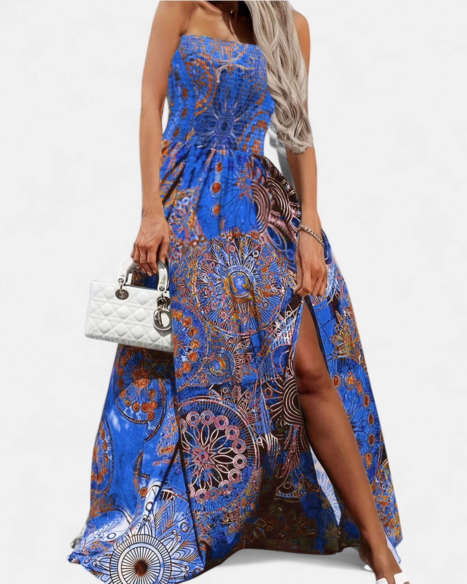 Ciela – Bohemian Sleeveless Maxi Dress - Dress - Boho Style