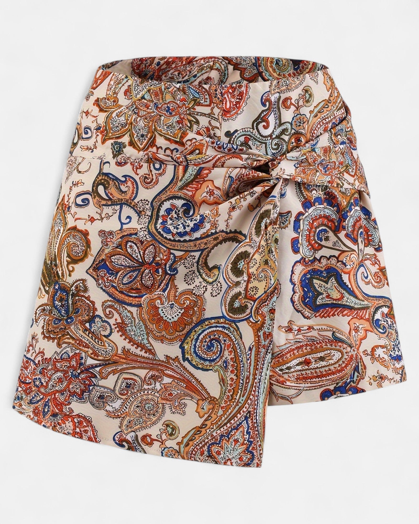 Daisy – High - Waisted Boho Wrap Skirt Shorts - Skort - Boho Style