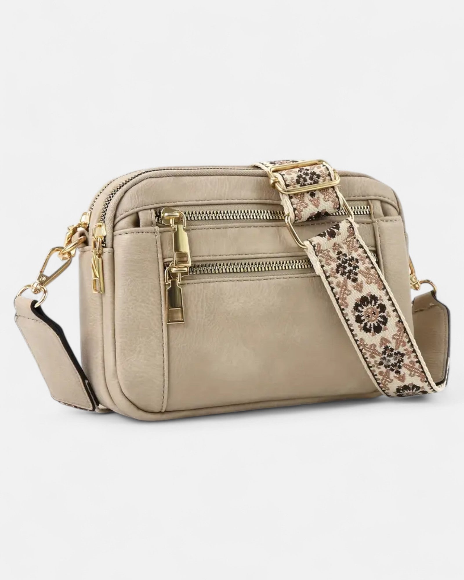 Elizabeth – Boho Floral Crossbody Bag with Adjustable Strap - Shoulder Bag - Boho Style