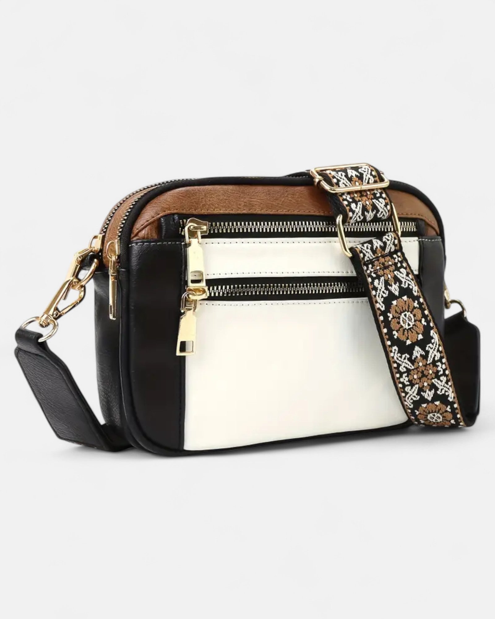 Elizabeth – Boho Floral Crossbody Bag with Adjustable Strap - Shoulder Bag - Boho Style