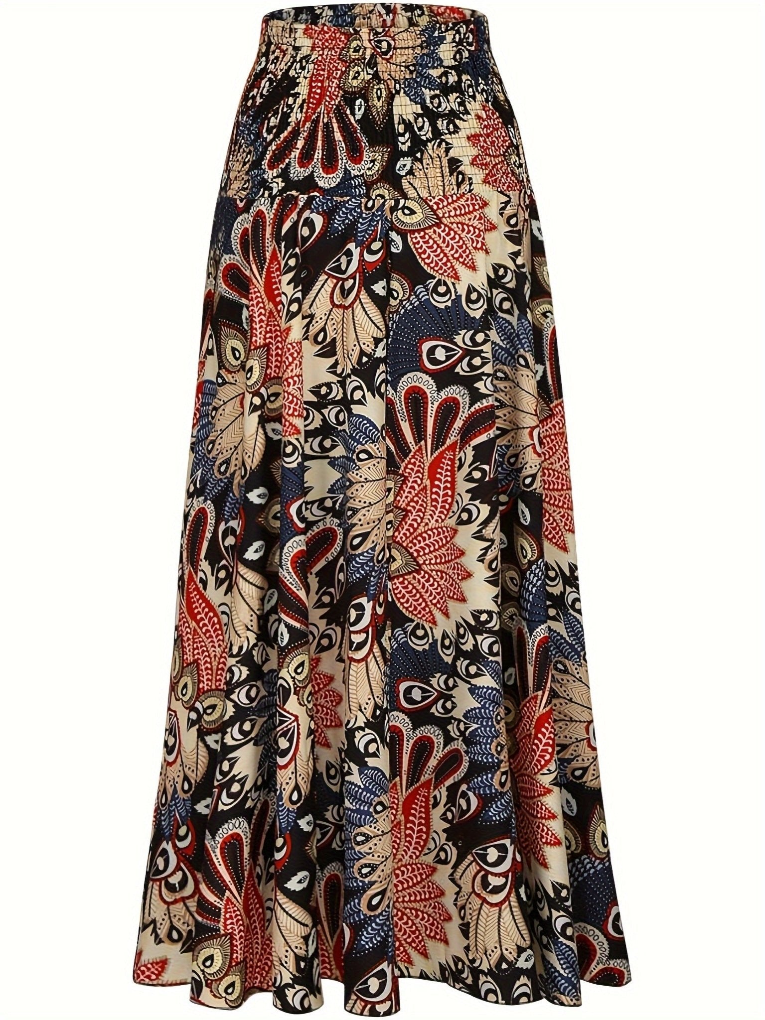 Ella – Boho Floral Wide Leg Trousers - Skirt - Boho Style