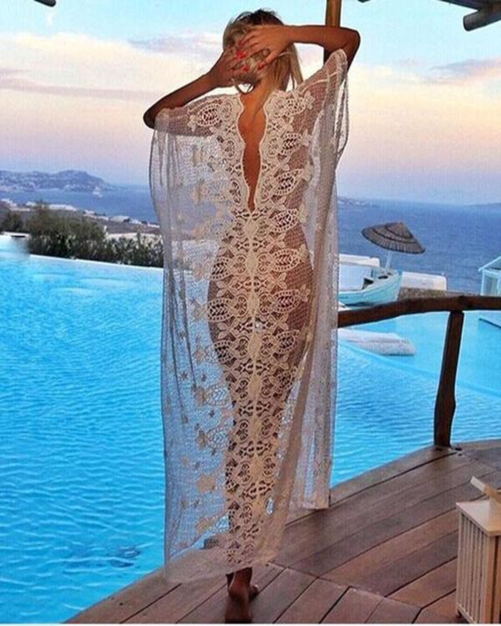 Emily – Bohemian Lace Beach Dress - Dress - Boho Style