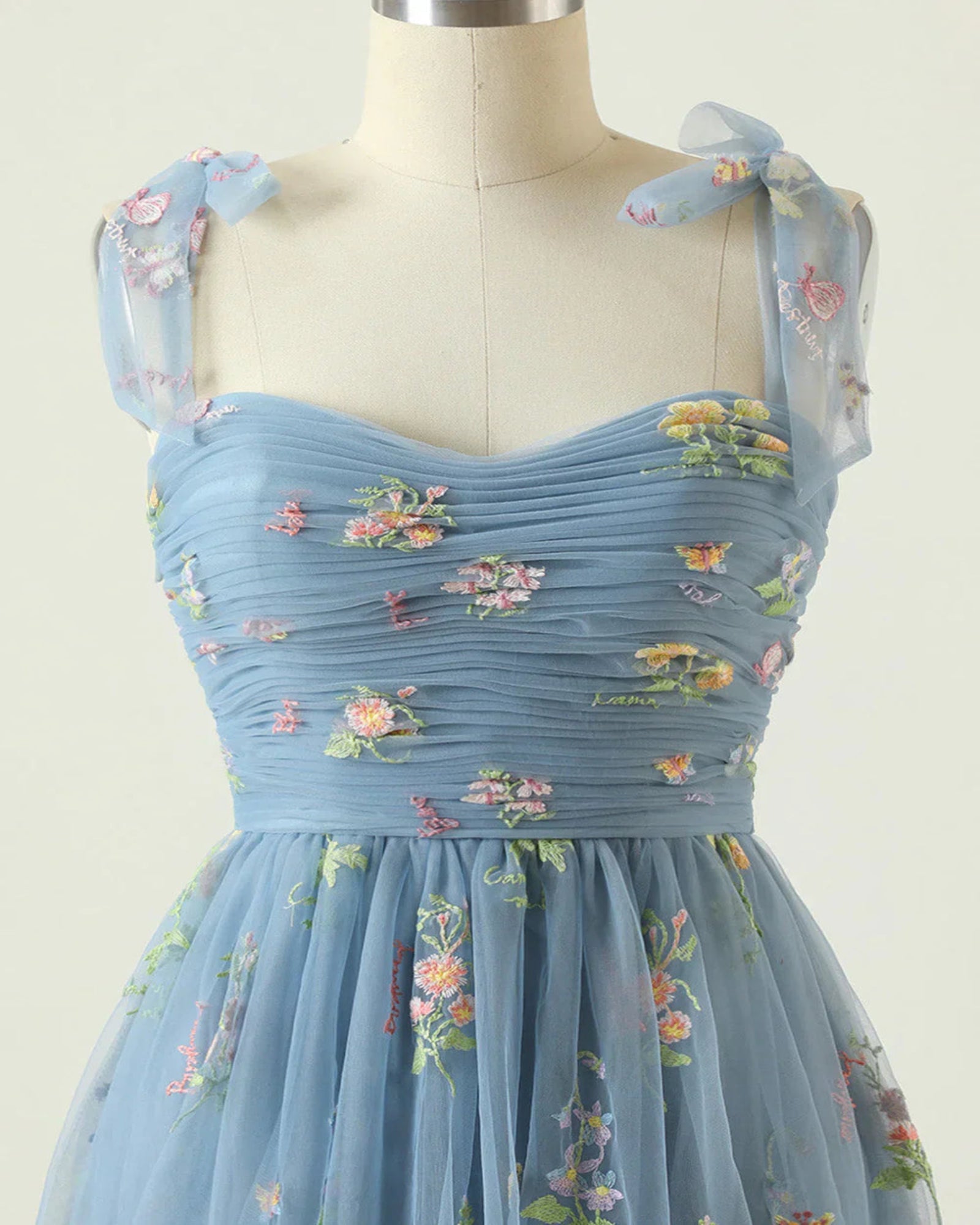 Freya – Boho Embroidered Tulle Maxi Dress - Dresses - Boho Style