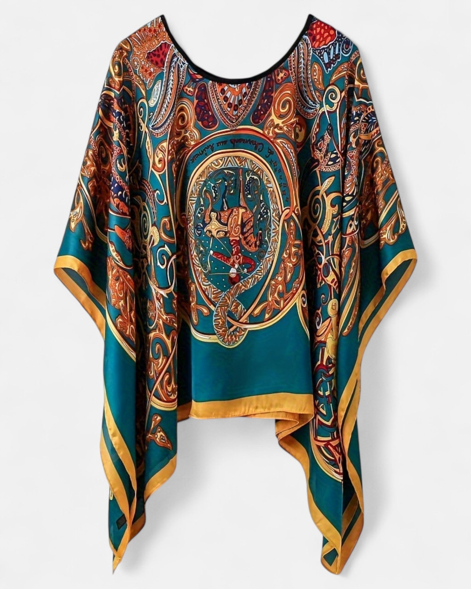 Freya – Soft Boho - Style Lightweight Square Scarf Blouse - Blouse - Boho Style