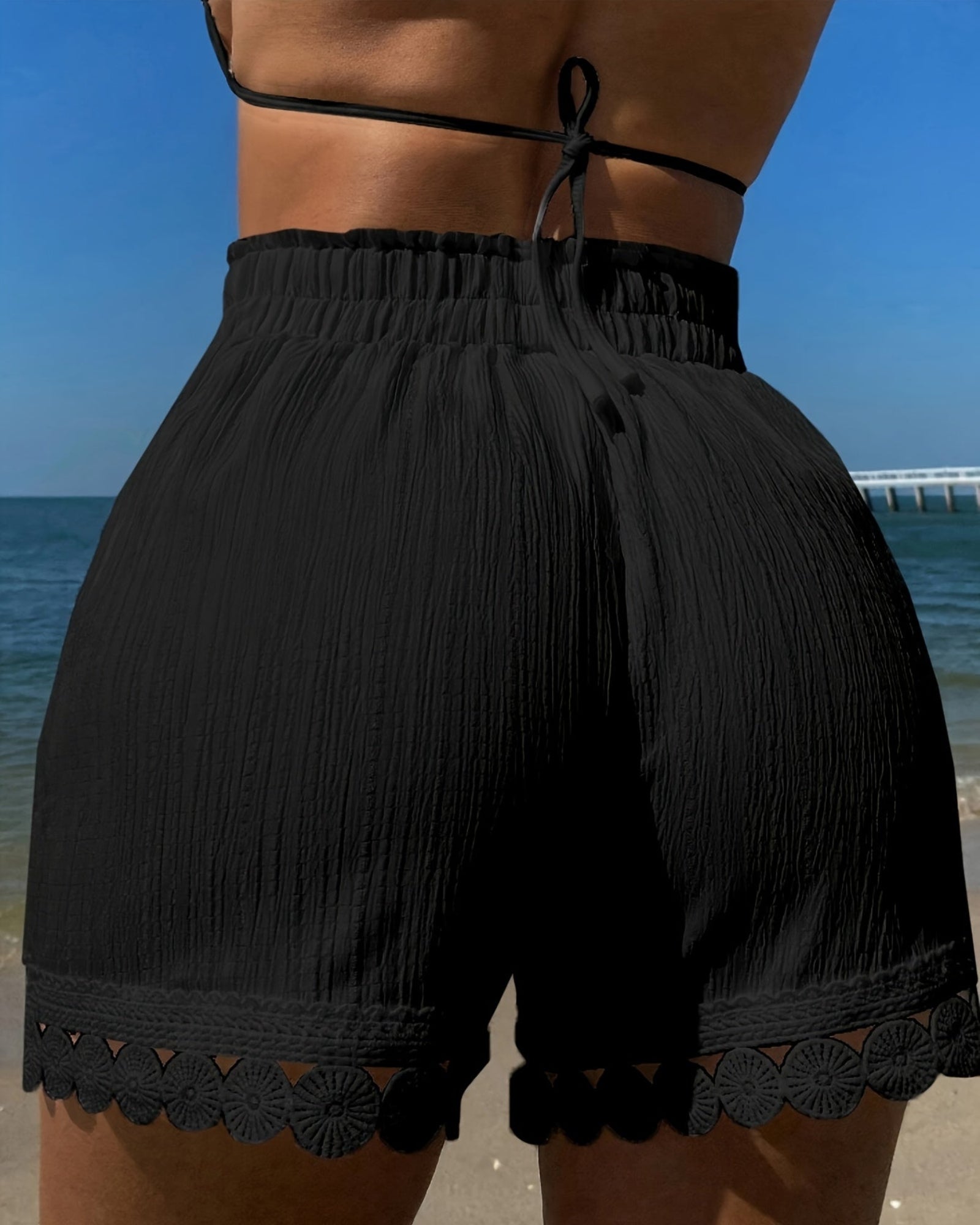 Hannah – Bohemian Wide Leg Cotton Shorts - Short - Boho Style