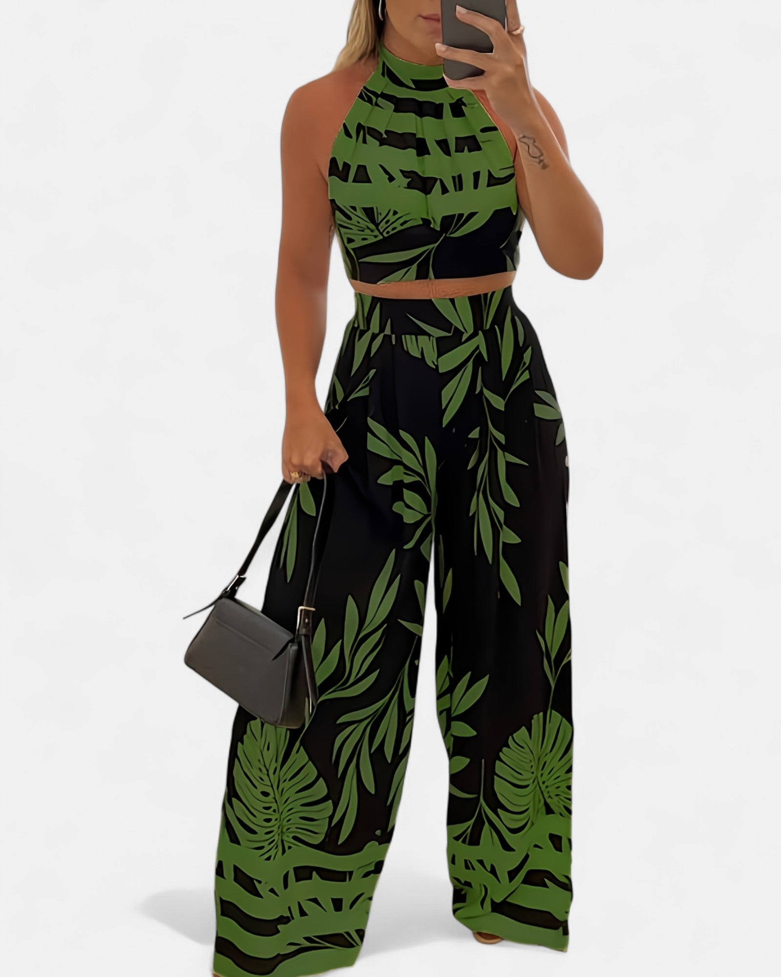 Isabella – Chic Cotton Boho Halter Top Set - Outfit Sets - Boho Style