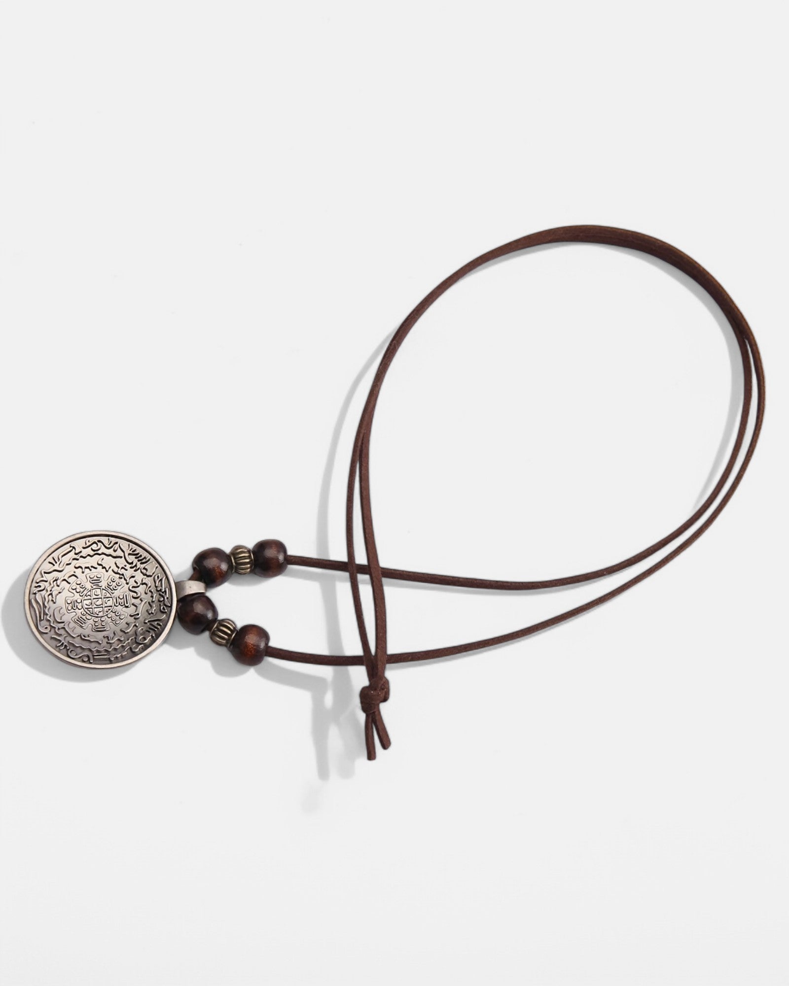 Lila – Boho Wooden Bead Necklace with Zodiac Charm - Necklace - Boho Style