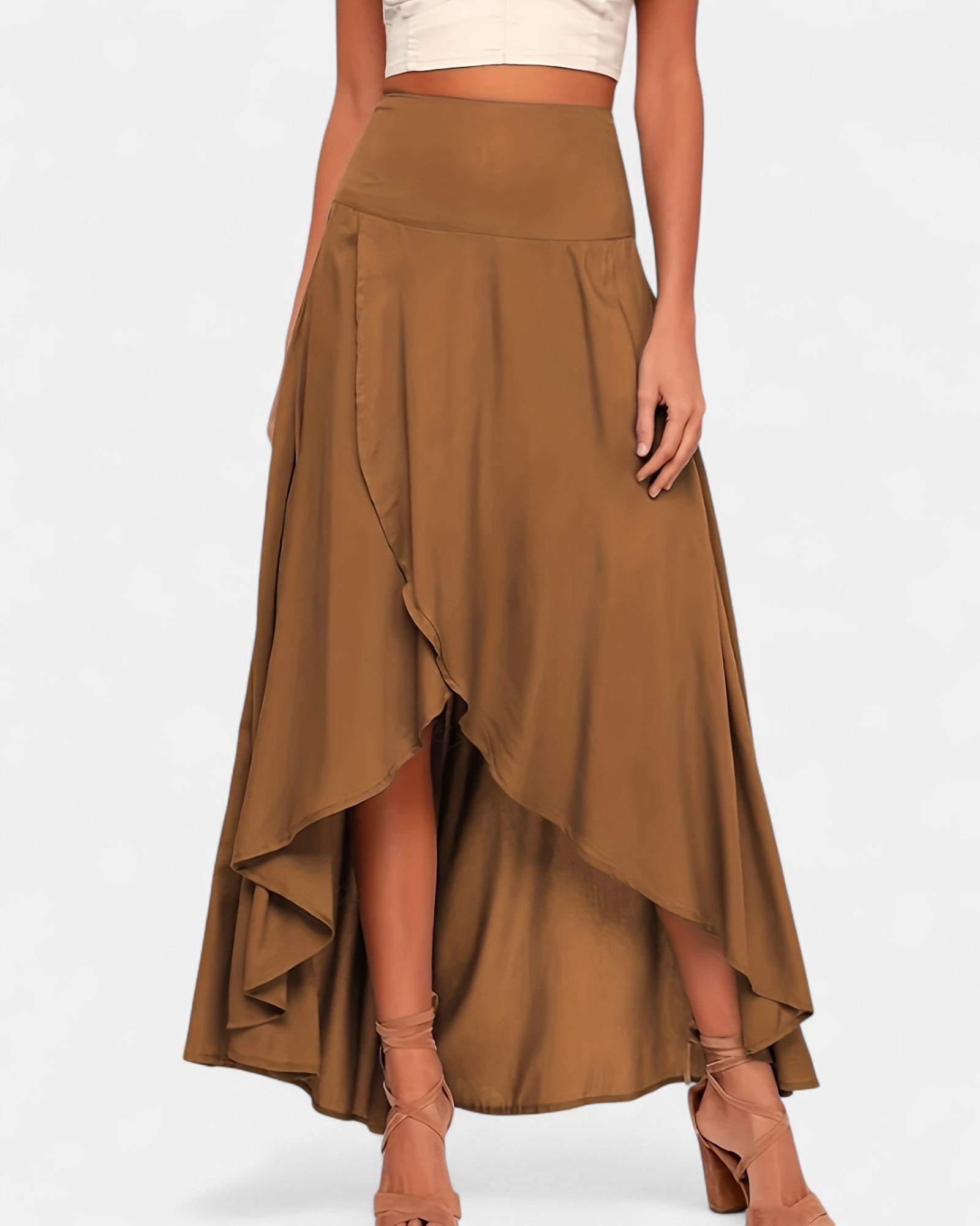 Lily – Bohemian Cotton Asymmetrical Skirt - Skirt - Boho Style