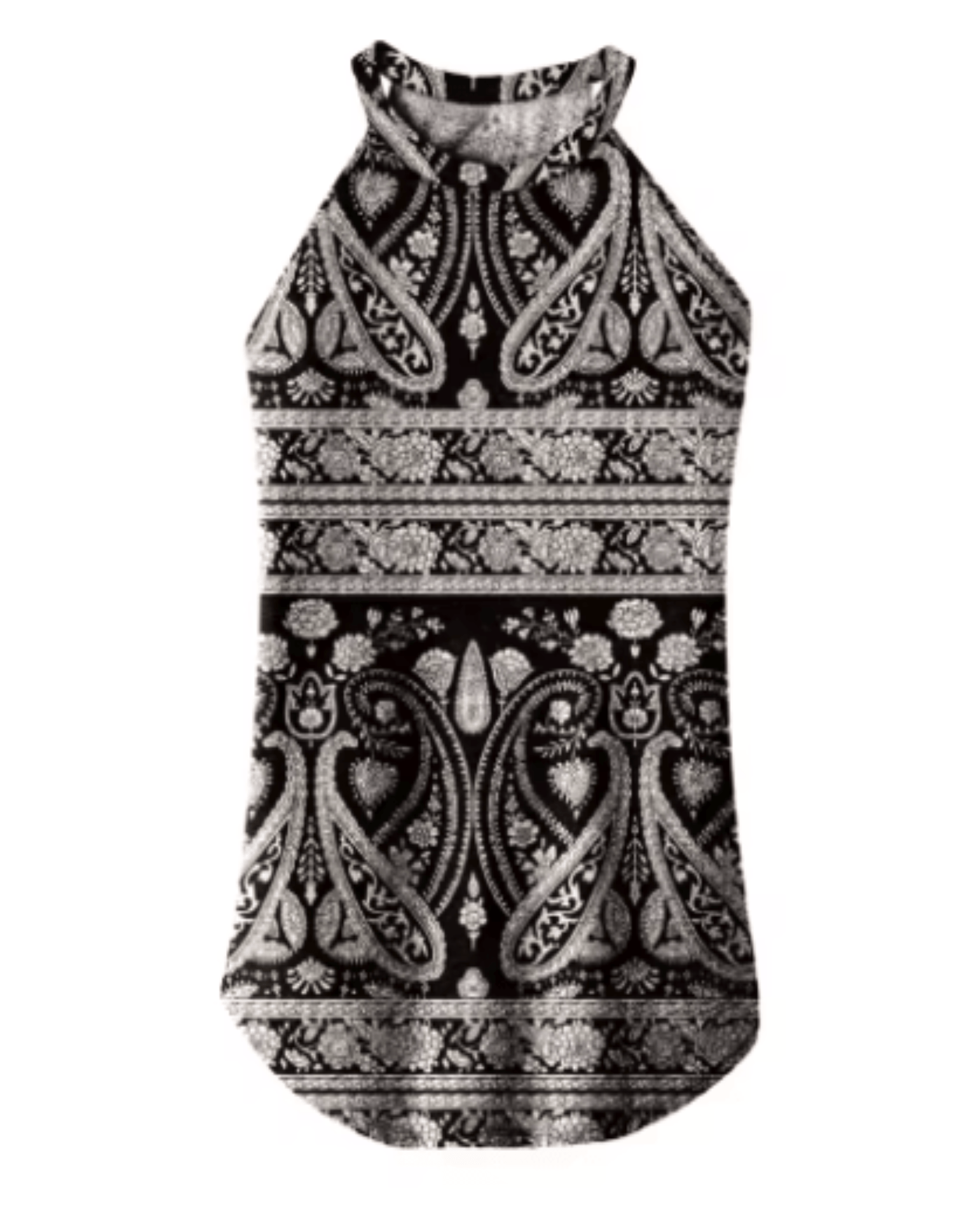 Lily – Bohemian Print Halter Neck Top - Top - Boho Style