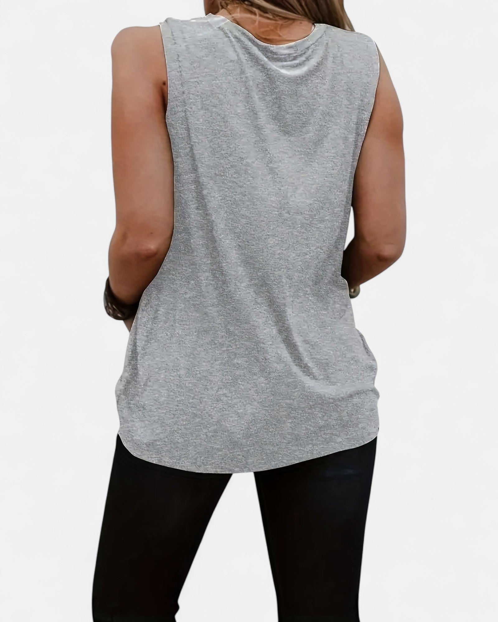 Lumielle – Lightweight Cotton Boho Sleeveless Tank Top - Tank Top - Boho Style