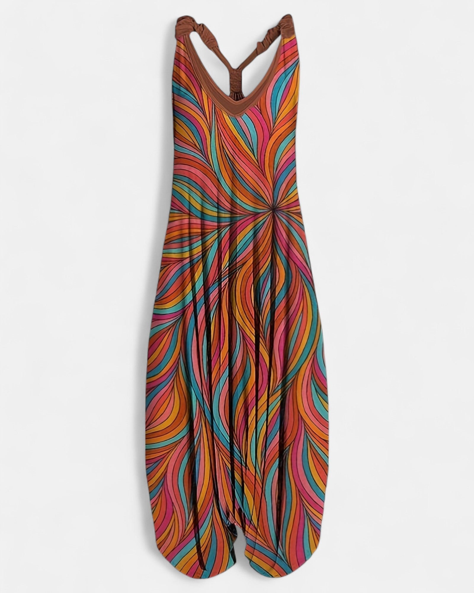 Lumiya – Chic Cotton Boho Floral Wide - Leg Jumpsuit - Jumpsuit - Boho Style
