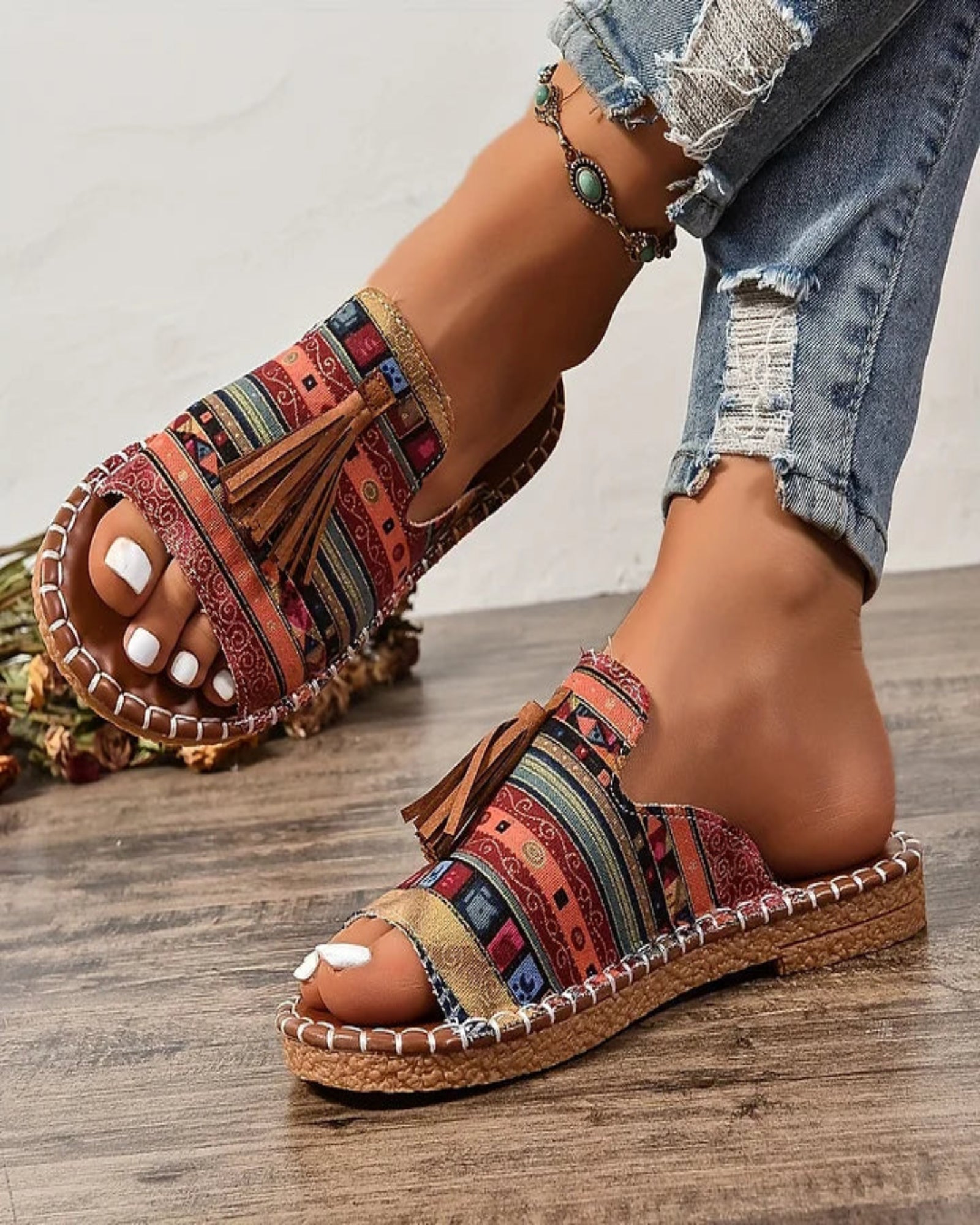 Lydia – Chic Boho Orthopedic Sandals - Sandals - Boho Style