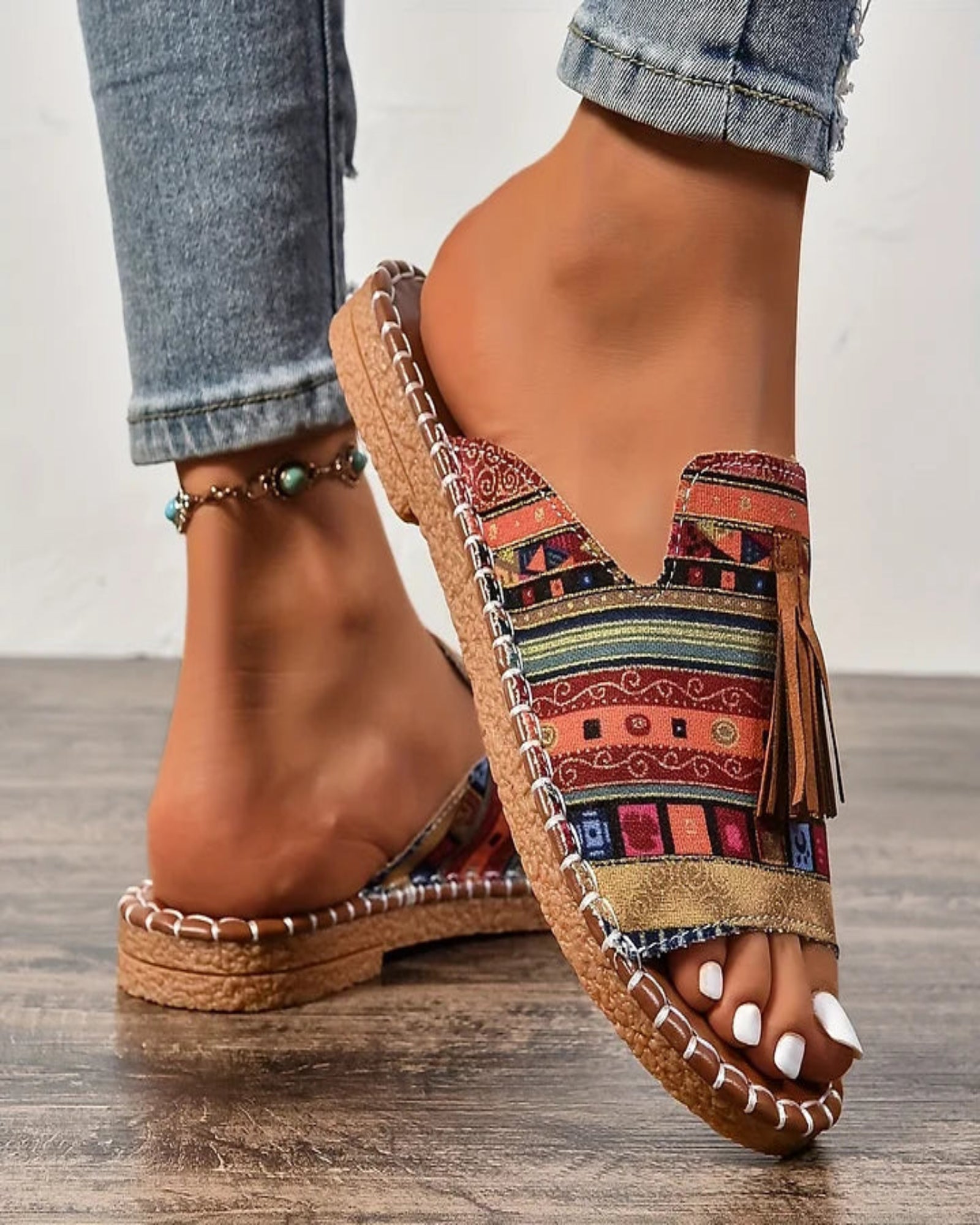Lydia – Chic Boho Orthopedic Sandals - Sandals - Boho Style