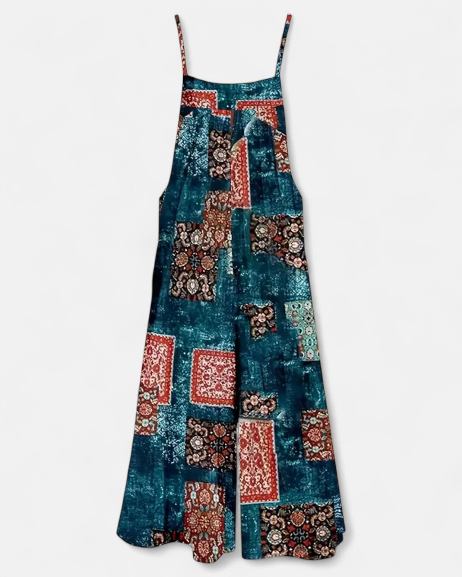 Lyla – Bohemian Sleeveless Jumpsuit with Pockets - Jumpsuit - Boho Style