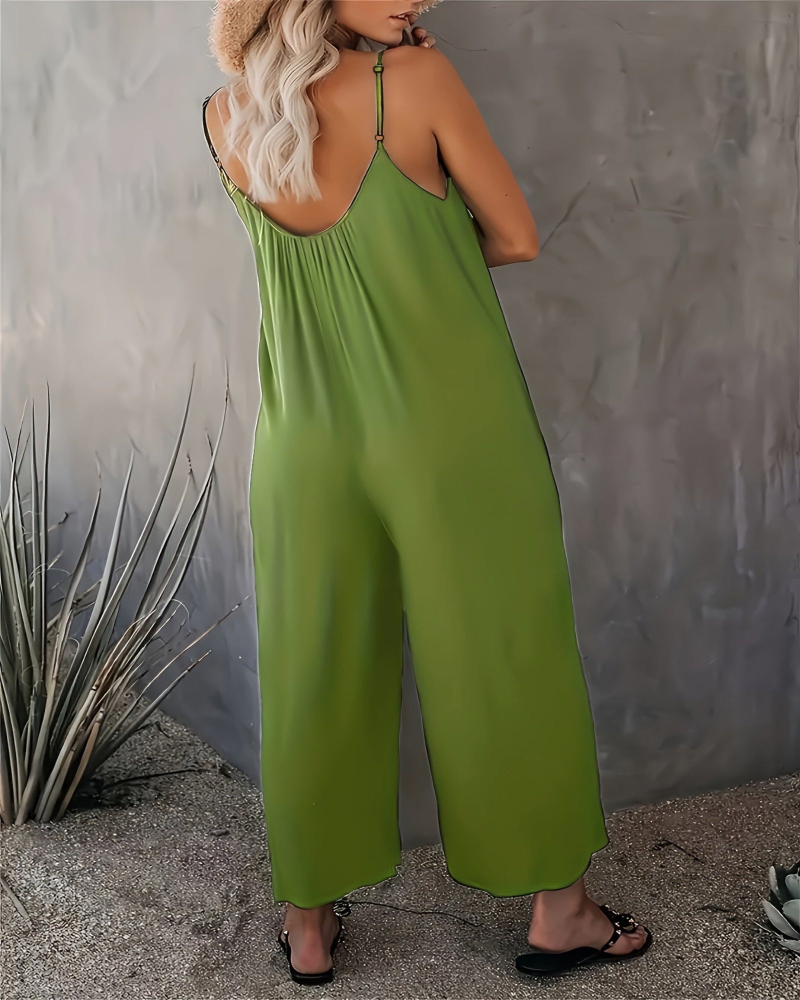 Maelis – Boho Sleeveless Jumpsuit with Pockets - Jumpsuit - Boho Style