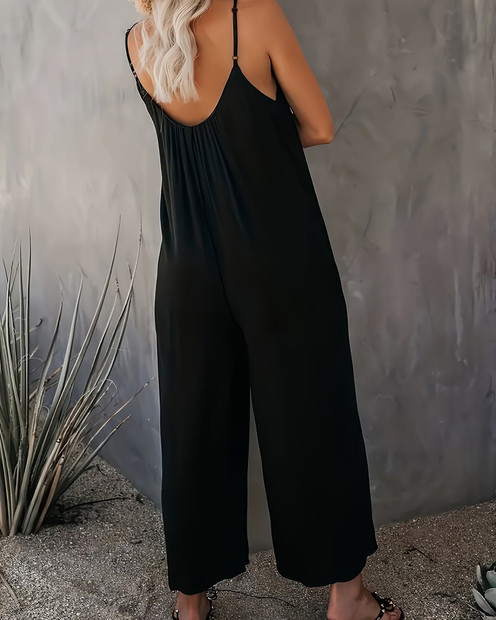 Maelis – Boho Sleeveless Jumpsuit with Pockets - Jumpsuit - Boho Style