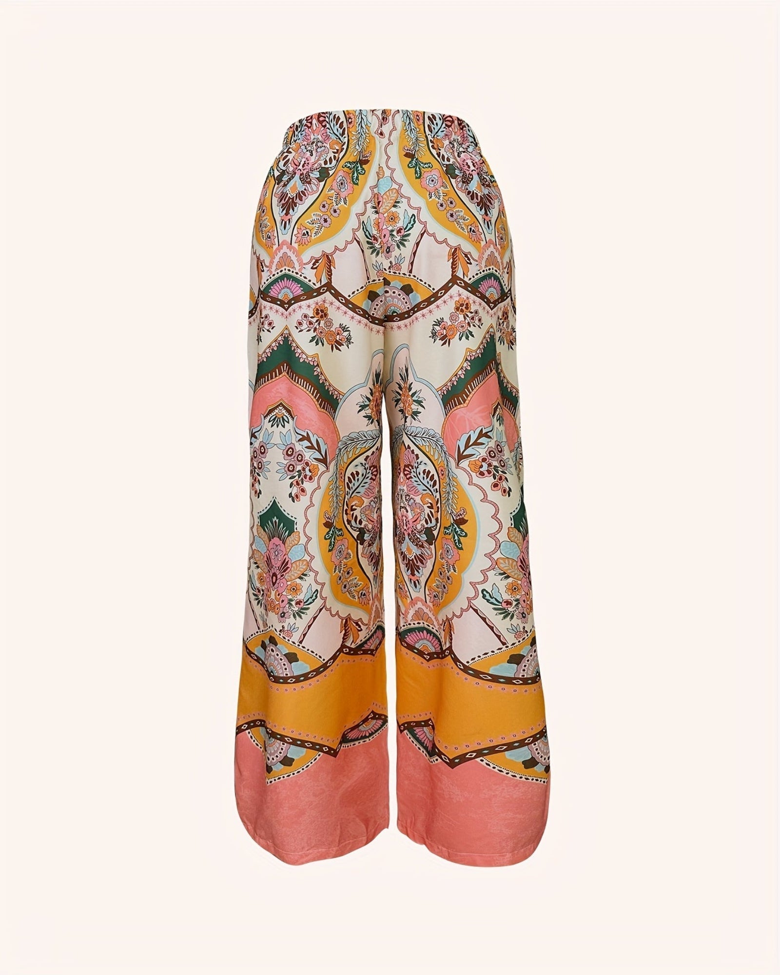 Maisie – Floral Boho Cardigan & Wide Leg Trousers Set - Outfit Sets - Boho Style
