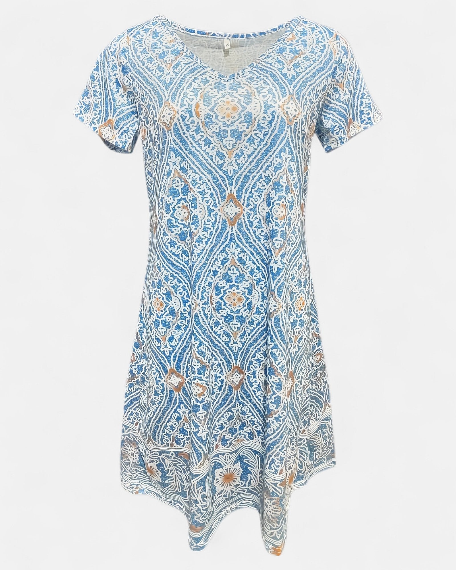 Mavis – Boho Floral A - Line Dress - Dress - Boho Style