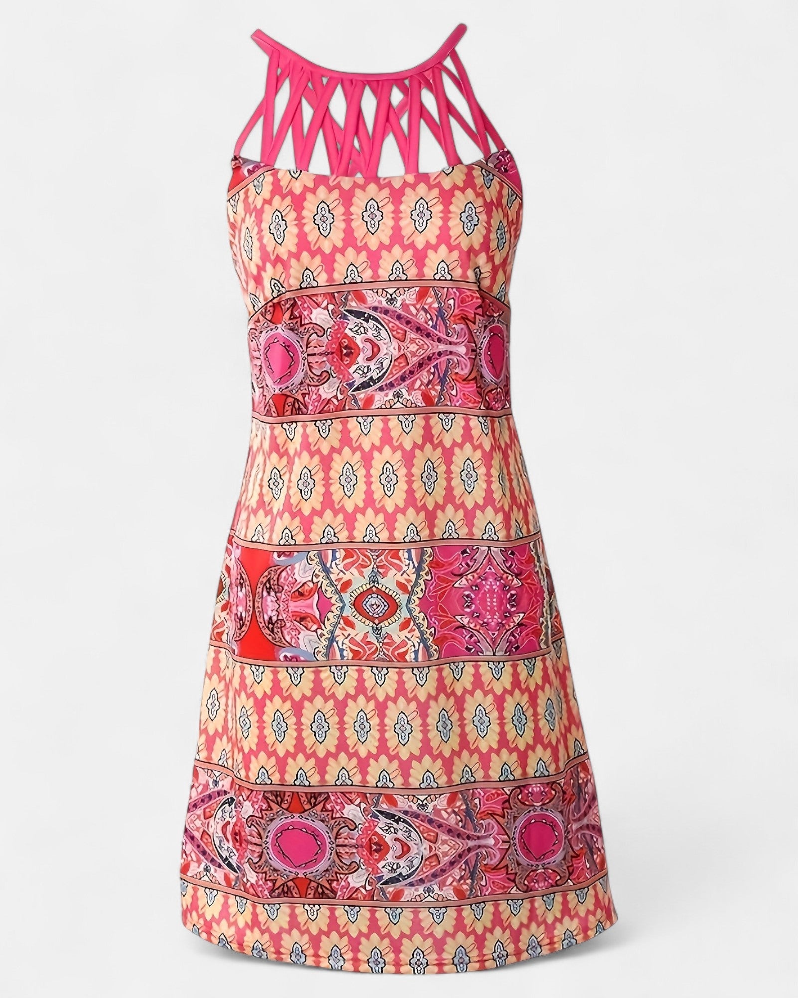 Megan – Effortless Boho Backless Floral Pencil Dress - Dress - Boho Style