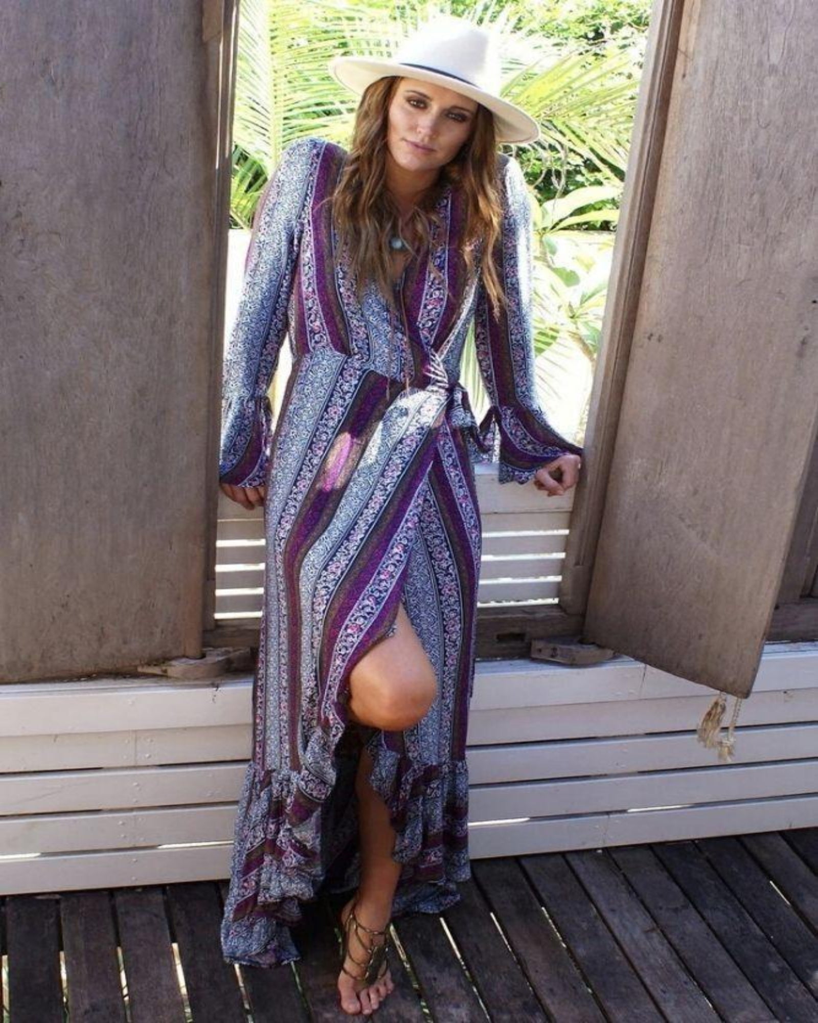 Mirabel – Flowing Boho Beach Maxi Dress - Dress - Boho Style