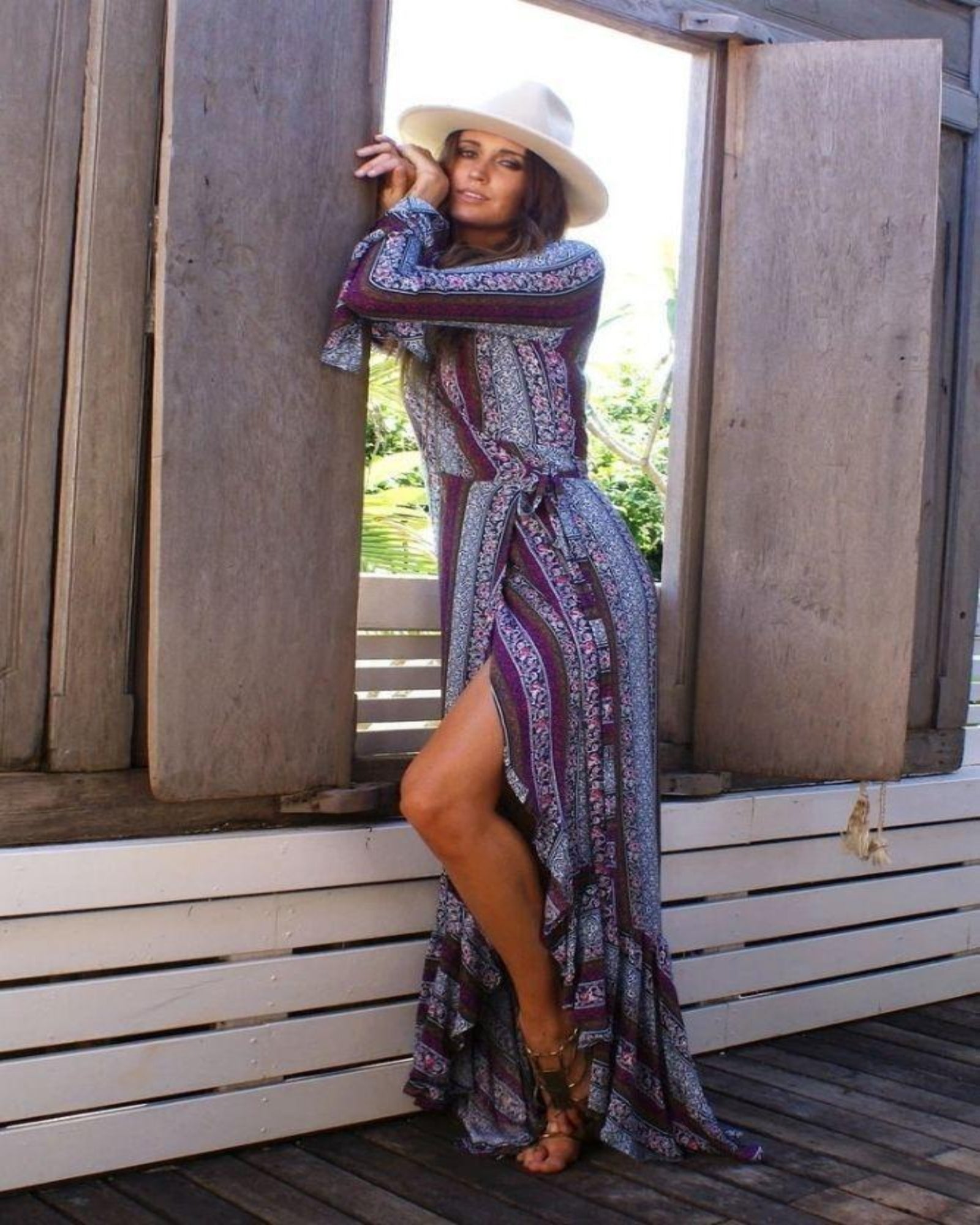Mirabel – Flowing Boho Beach Maxi Dress - Dress - Boho Style