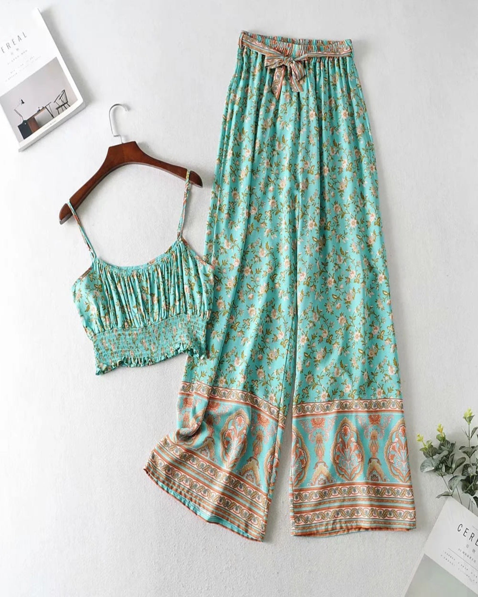 Mireille– Effortlessly Chic Boho Outfit Set - Outfit Sets - Boho Style
