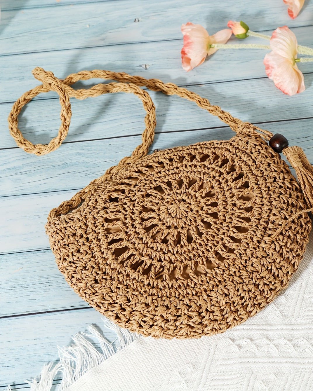 Molly – Handwoven Boho Crossbody Bag for Effortless Style - Crossbody bag - Boho Style