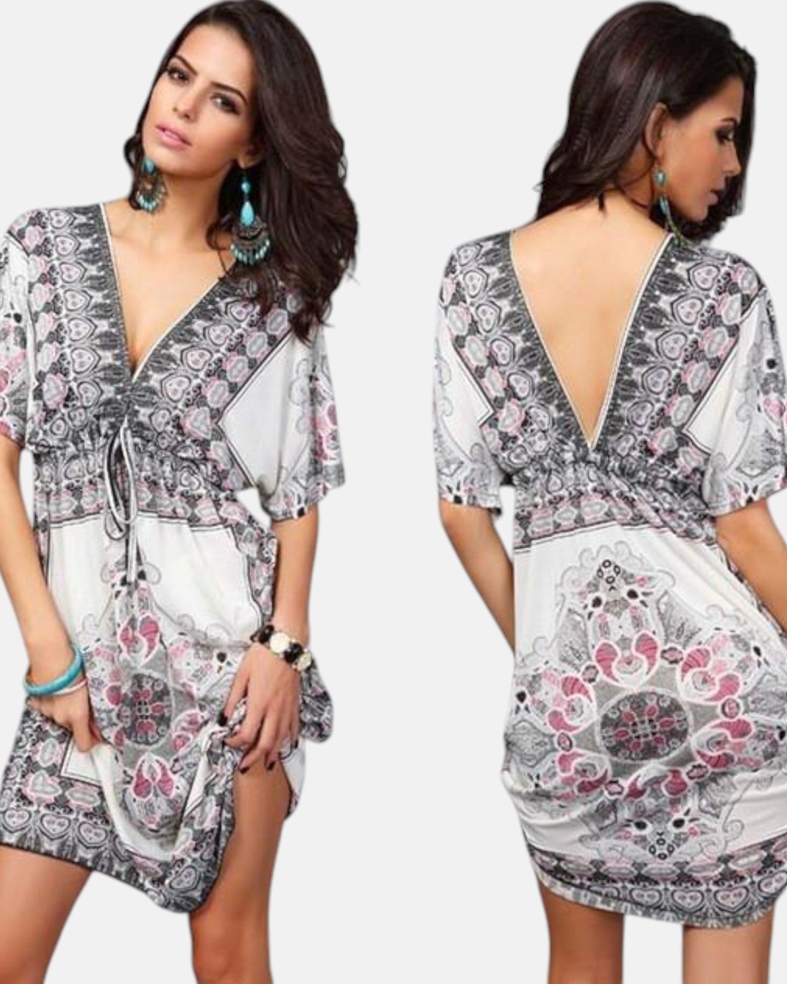 Monroe – Effortless Boho Midi Dress - Dresses - Boho Style