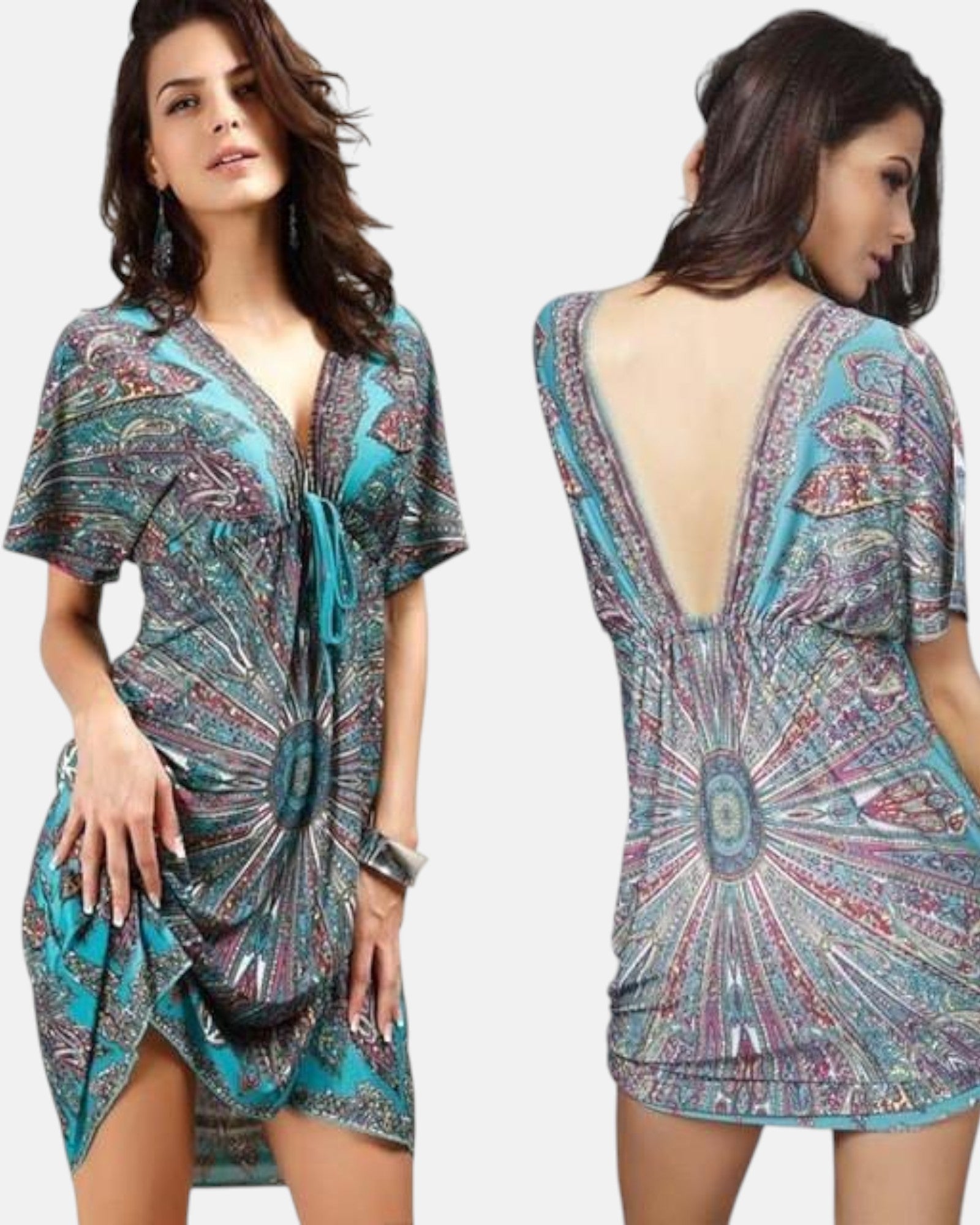 Monroe – Effortless Boho Midi Dress - Dresses - Boho Style